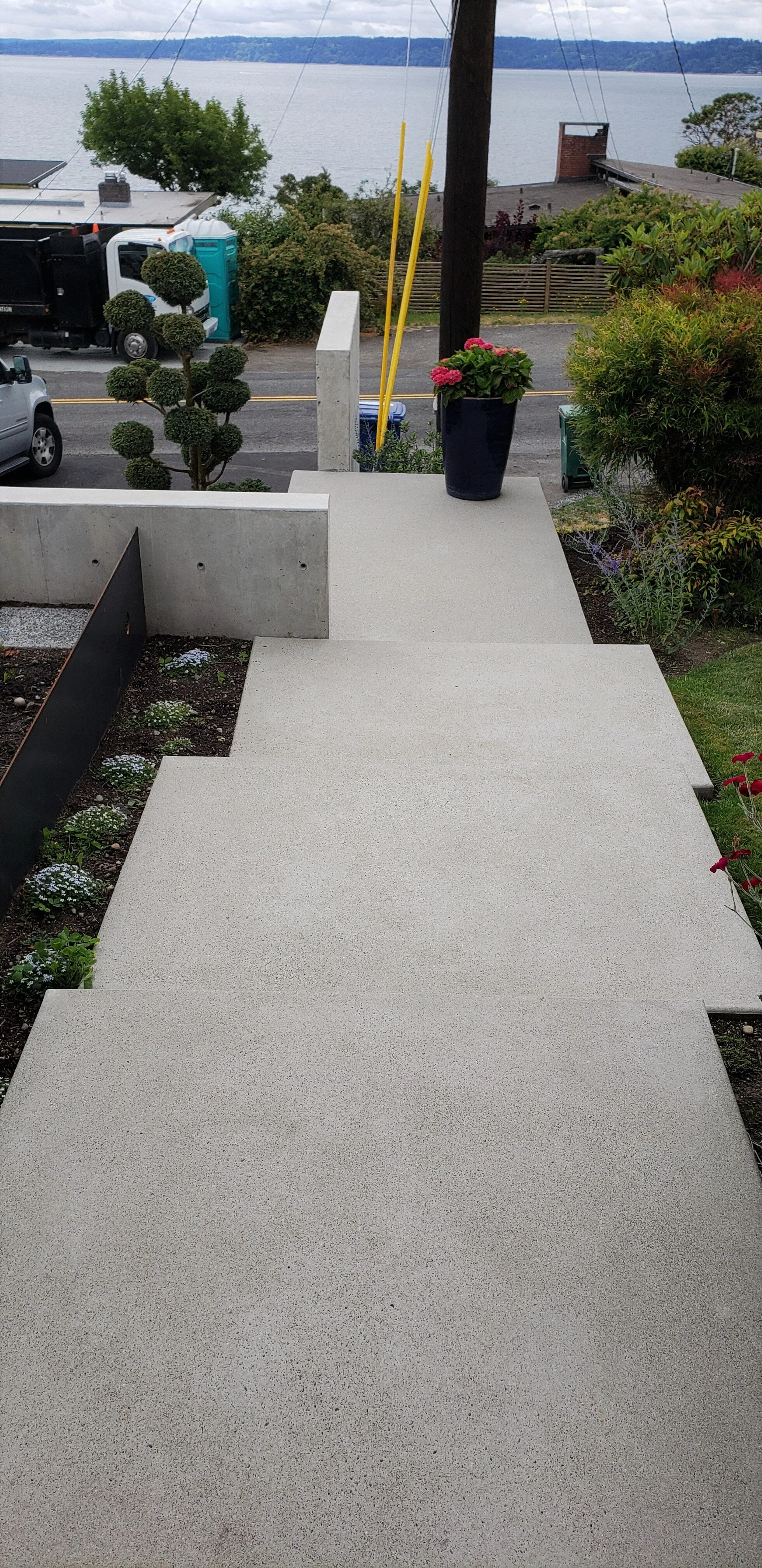 Staggered Concrete Path