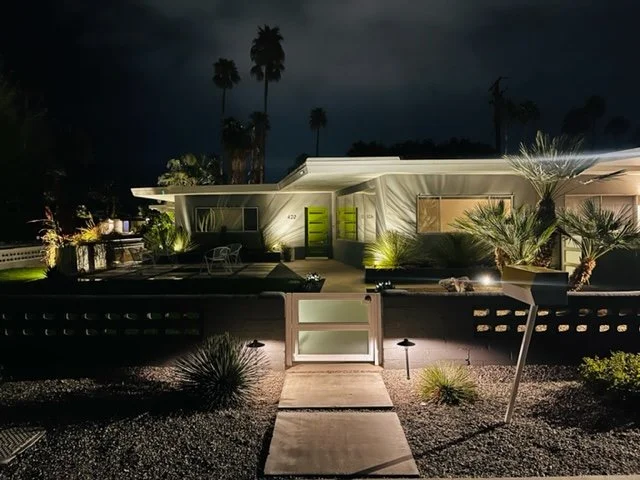 The lighting helps the architecture to take on a whole new life at night