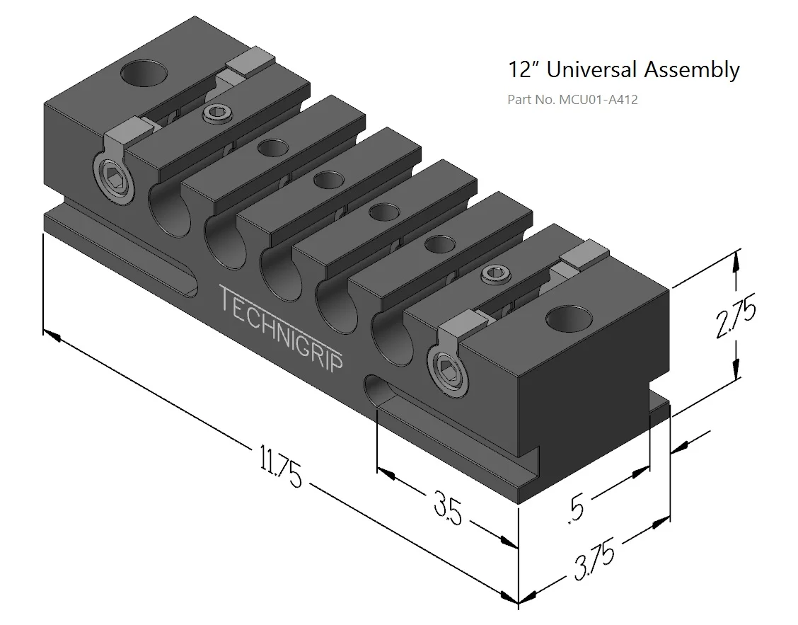 12" Universal Assembly — Technigrip Workholding Systems