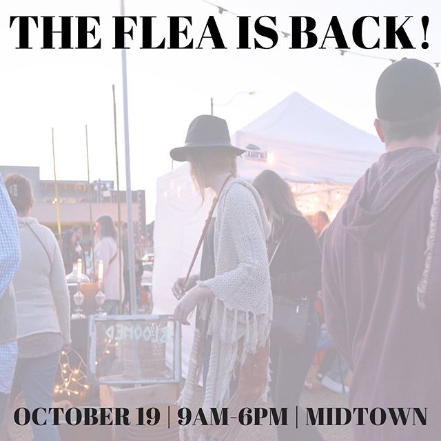 Mark your calendars: the Industry Flea is coming back to @midtownokc October 19! 
Artisans, vintage dealers and shopkeepers: apply today at industryflea.com/apply.
