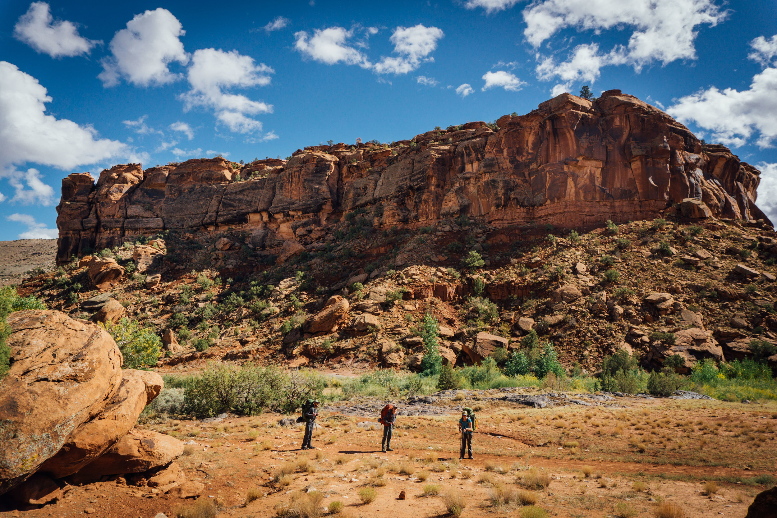  Entering into Little Dominguez Canyon.  