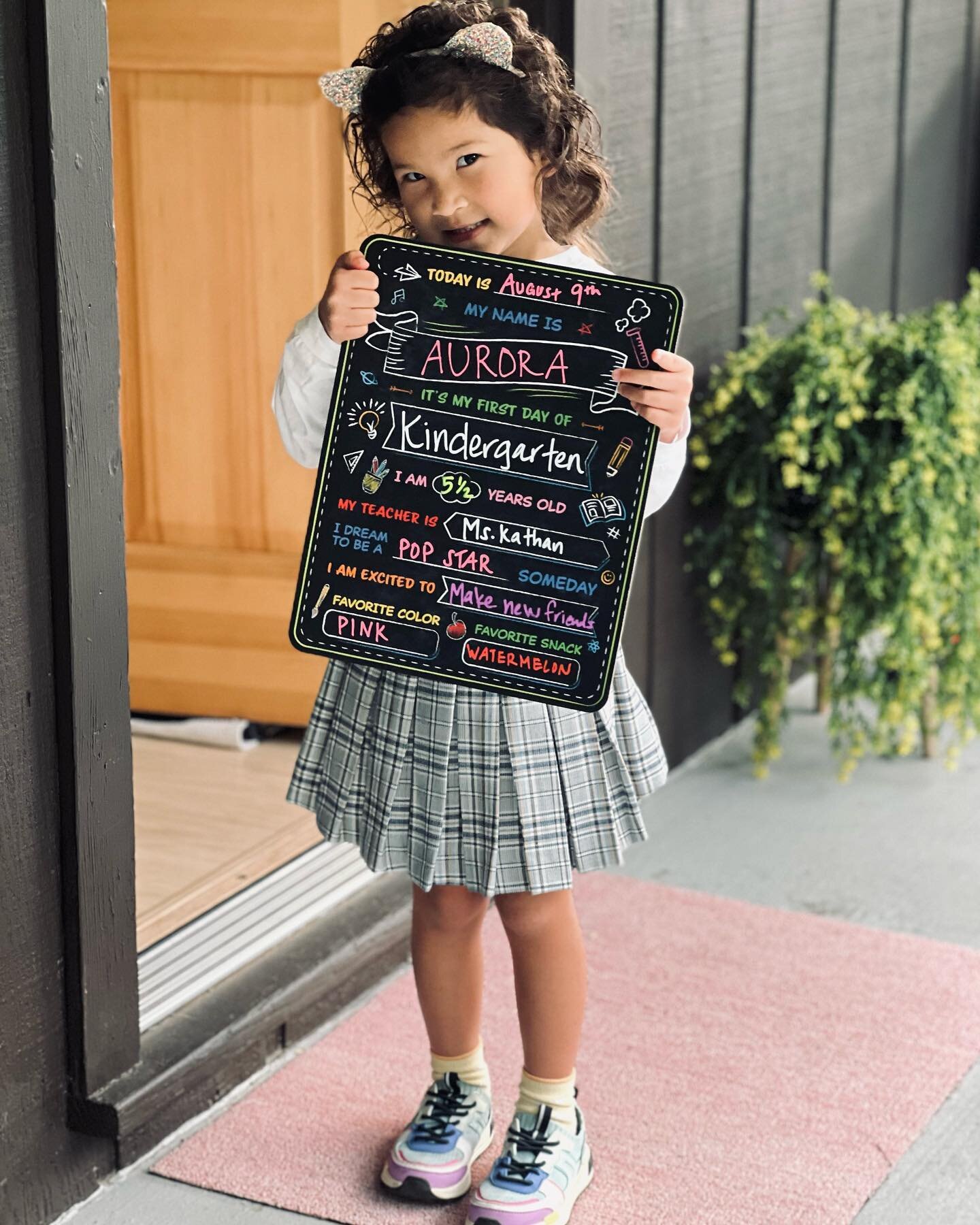 Big day for my little girl 🥹#firstdayofschool