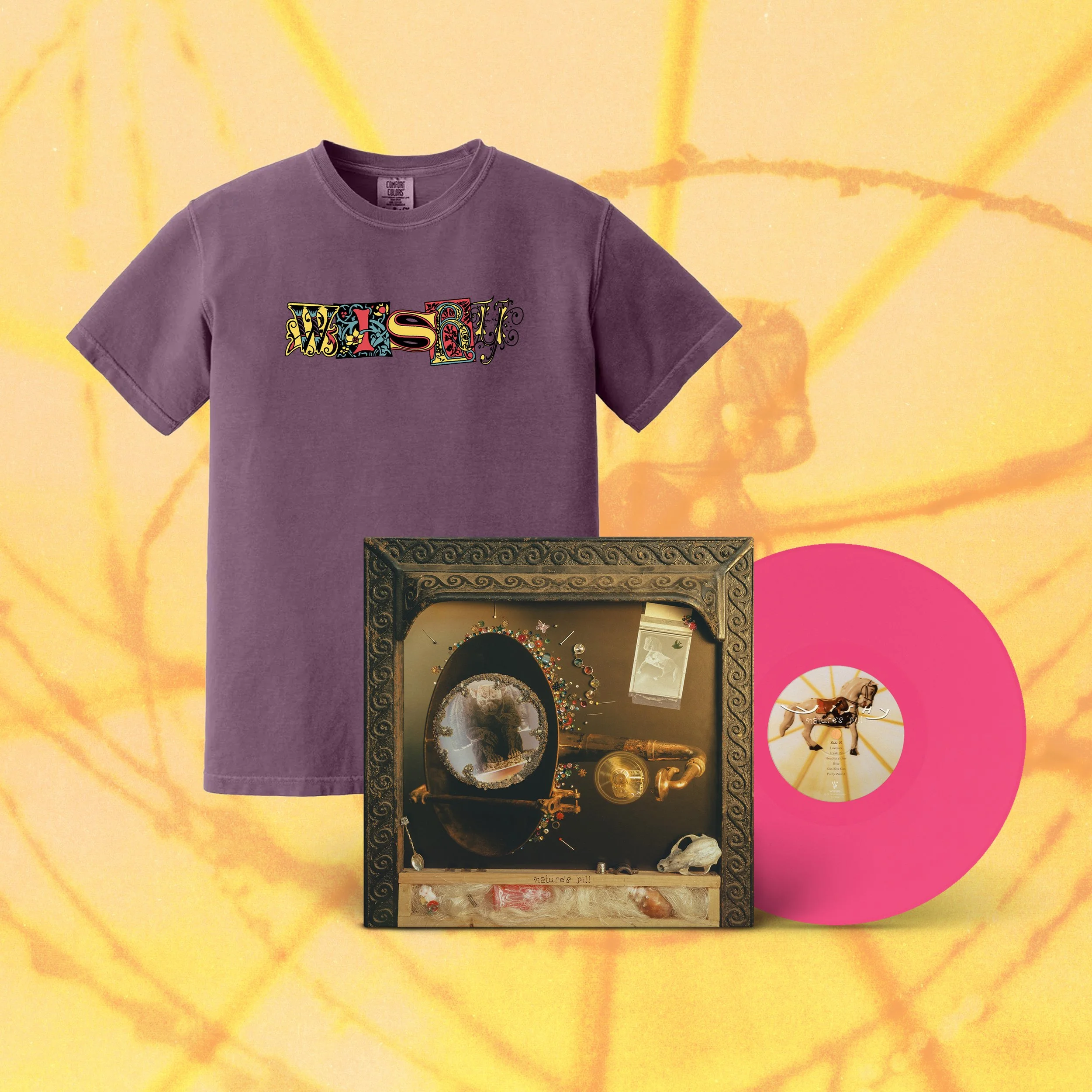 Double Dose: Pink Vinyl + Calligraphy Tee