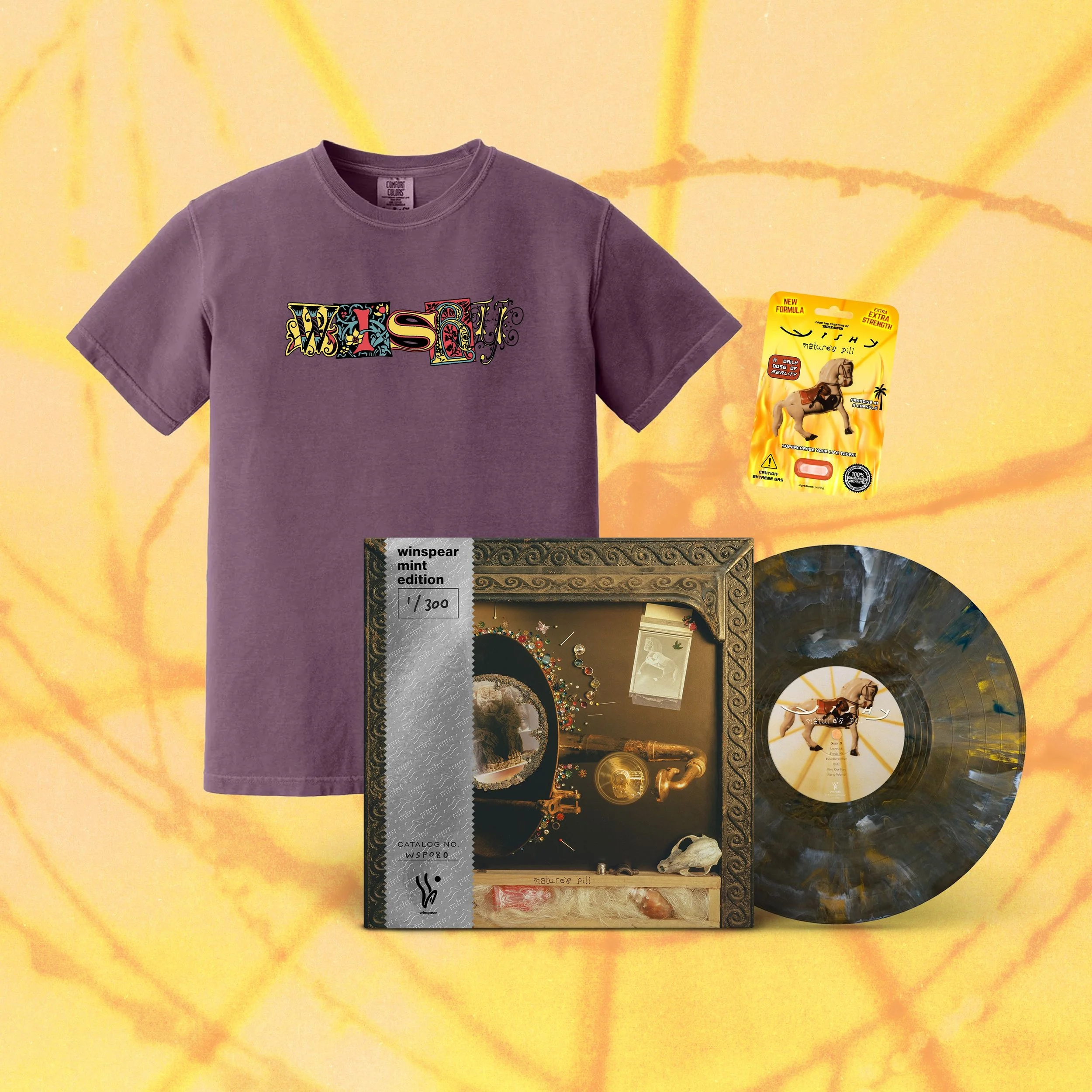 Double Dose: Mint Edition Vinyl + Calligraphy Tee