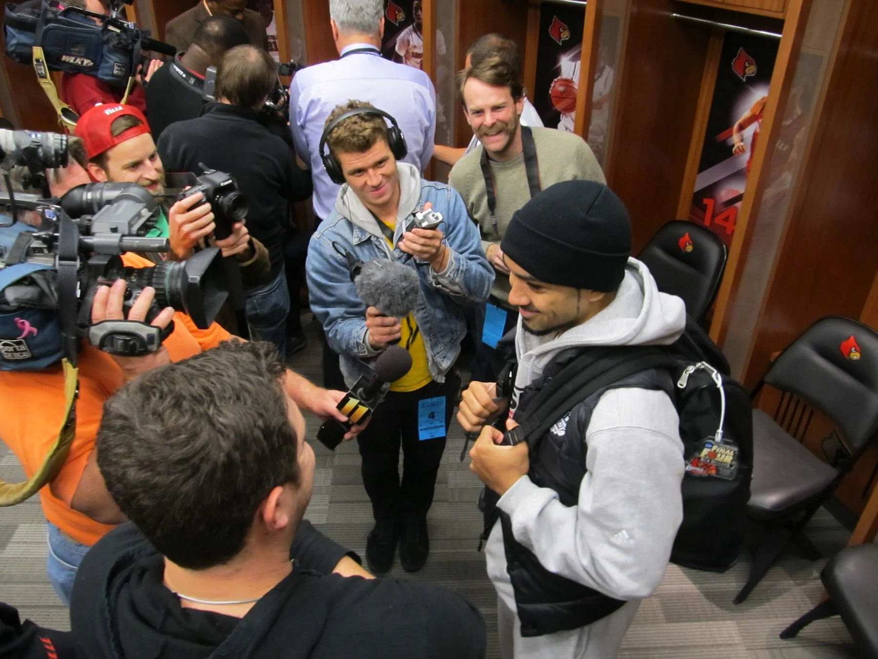 Adam Lefkoe asks Peyton Siva what he thinks about the UofL-UK college basketball rivalry.
