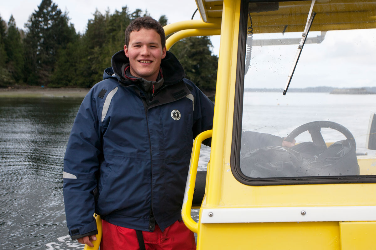 Oren, one of our lead wildlife tour guides who grew up in Tofino, BC.