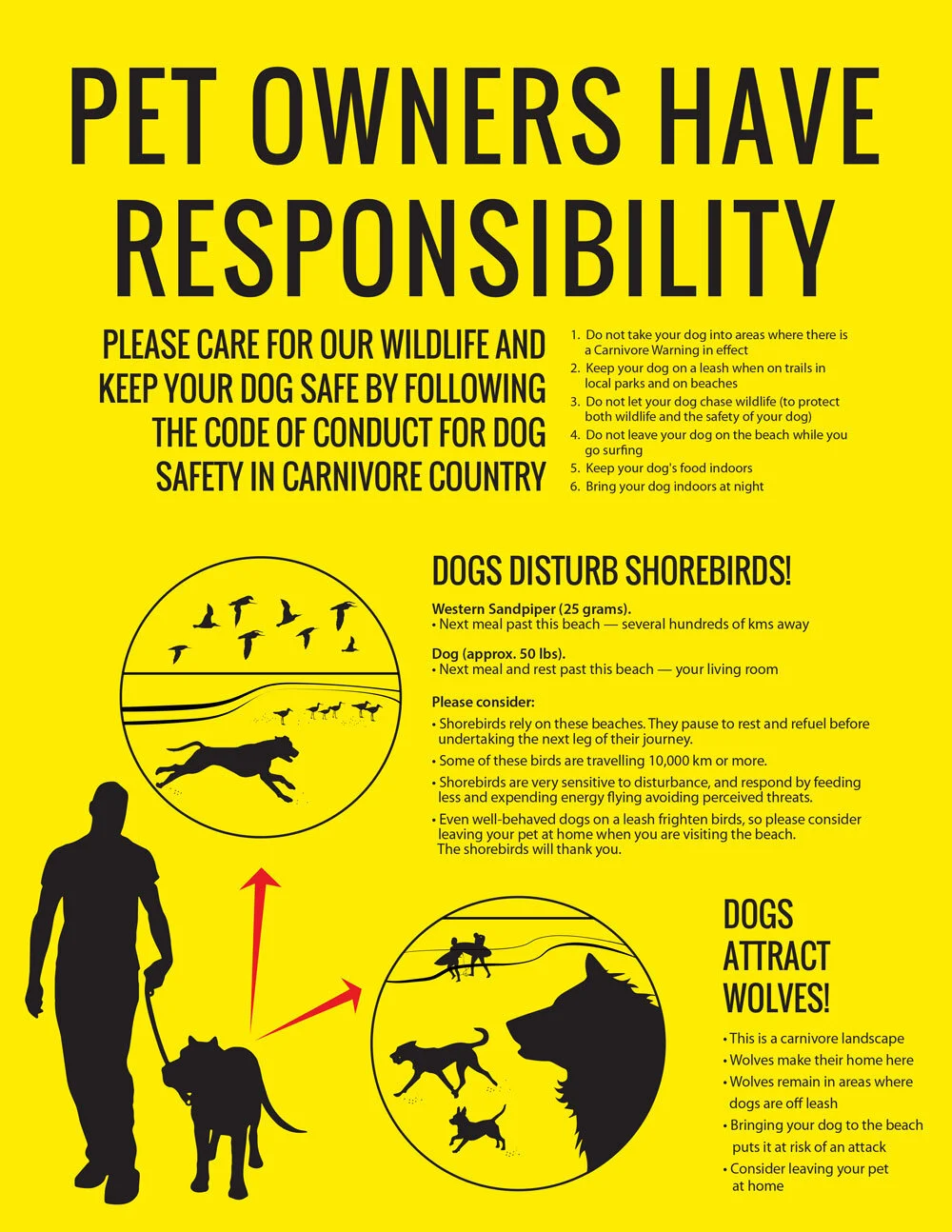 Pet Owners Have Responsibility Poster
