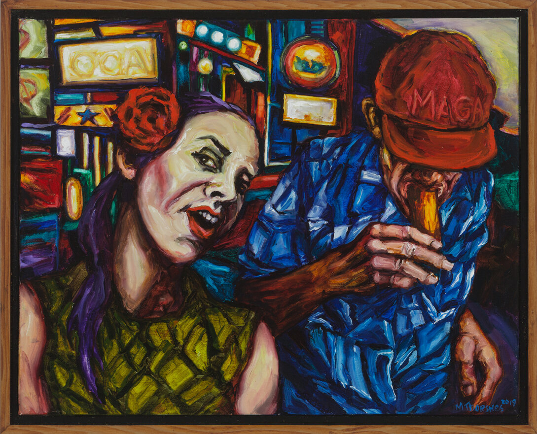 “Bite This” 16” x 20” oil on canvas 2019