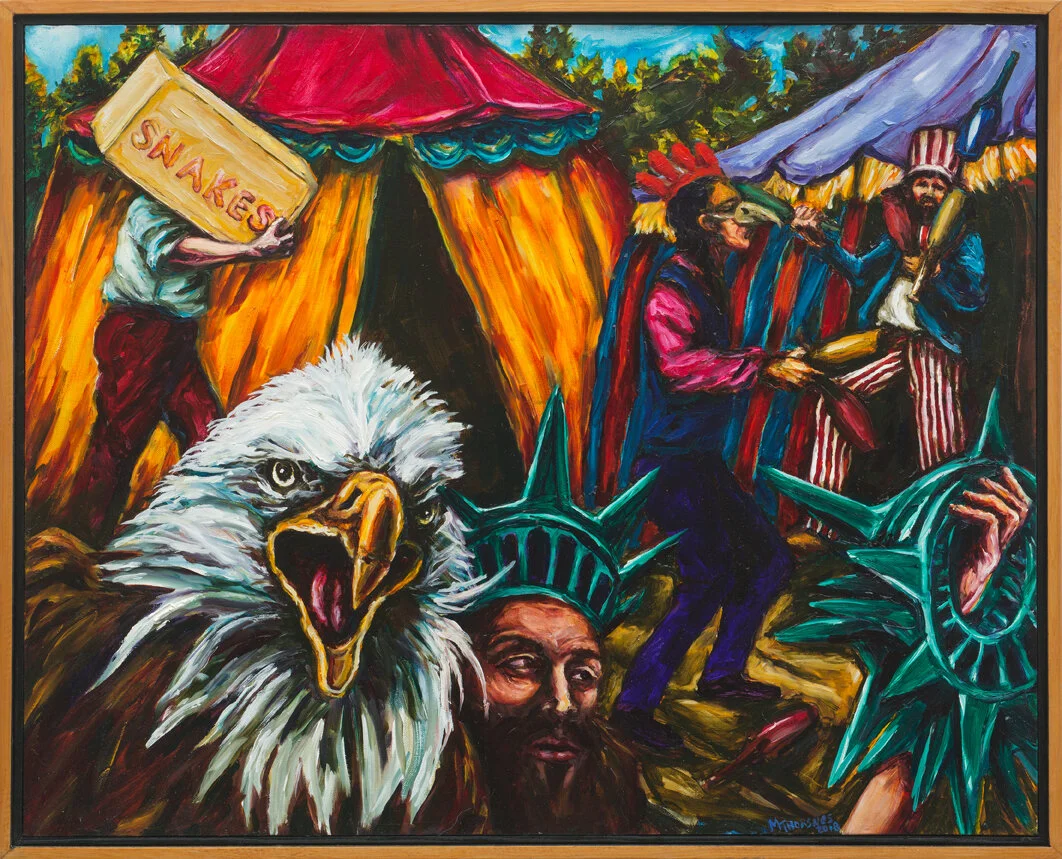 “Selling out” 24” x 30” oil on canvas