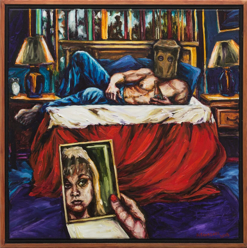 “Flashback” 20” x 20” oil on canvas 2018