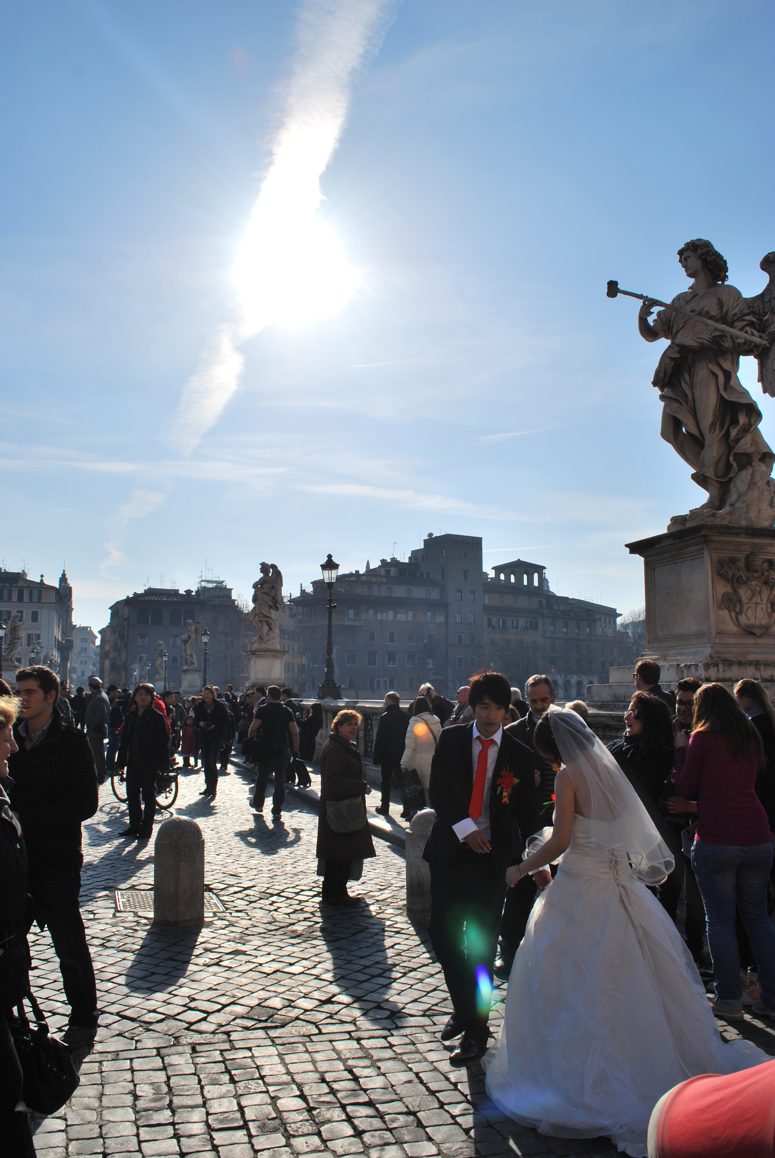 Korean Wedding on Roma Bridge