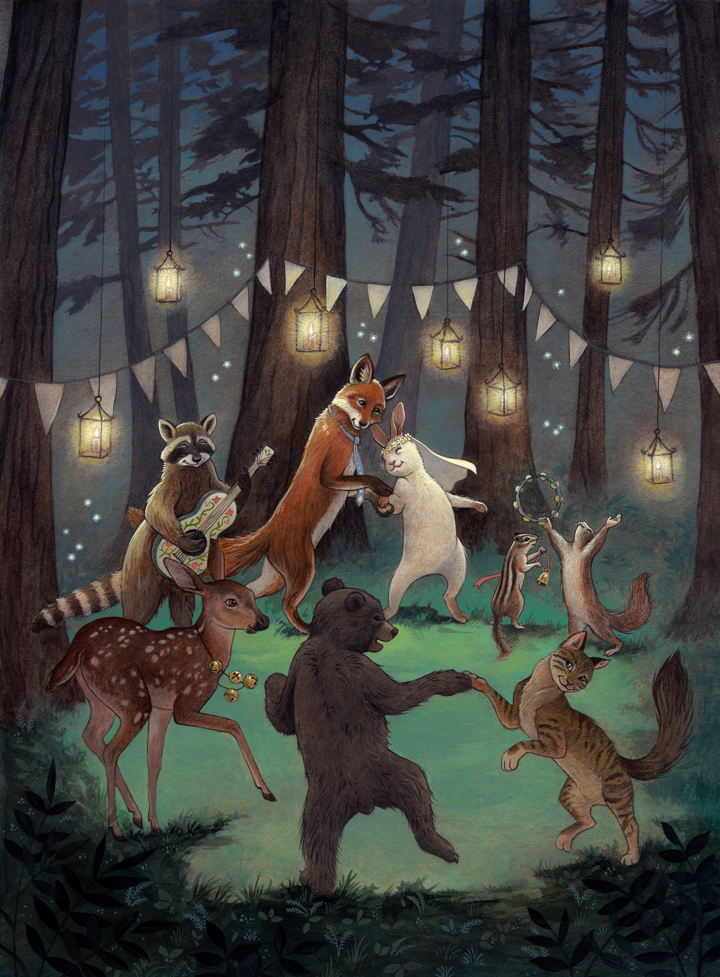 Woodland Wedding - For a Save the Date card