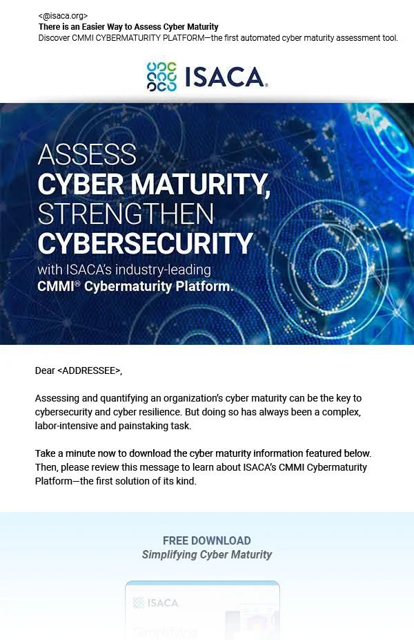 Information Systems Audit and Control Association