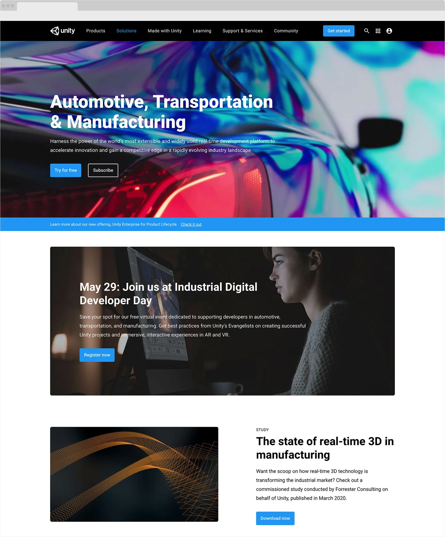 Official unity website Official unity website