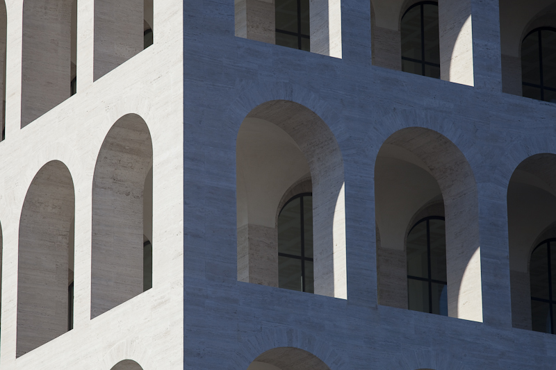 Palazzo della Civilita del Lavoro as captured by Architectural Photographer Claudio Olivia.