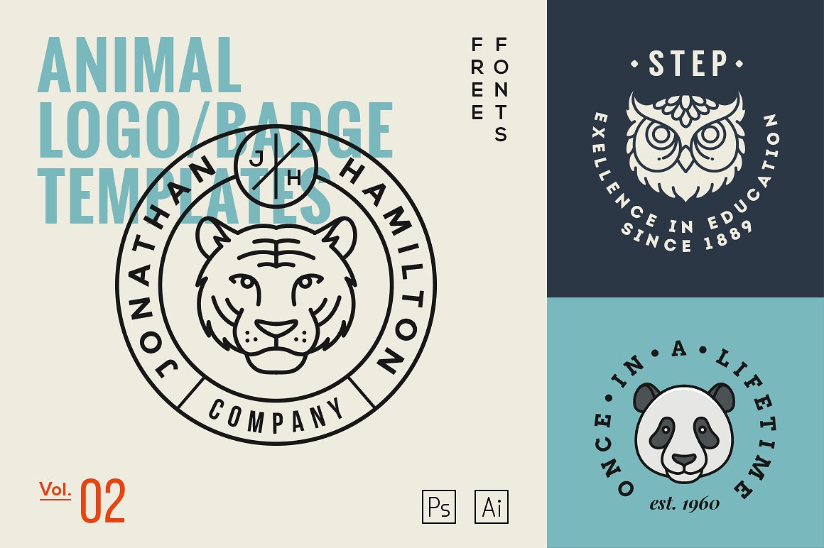 animal logo templates - text and line overlays.jpeg