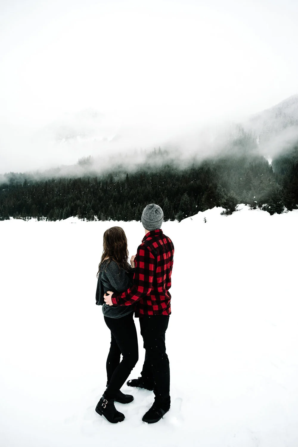 Snowy Snoqualmie Pass