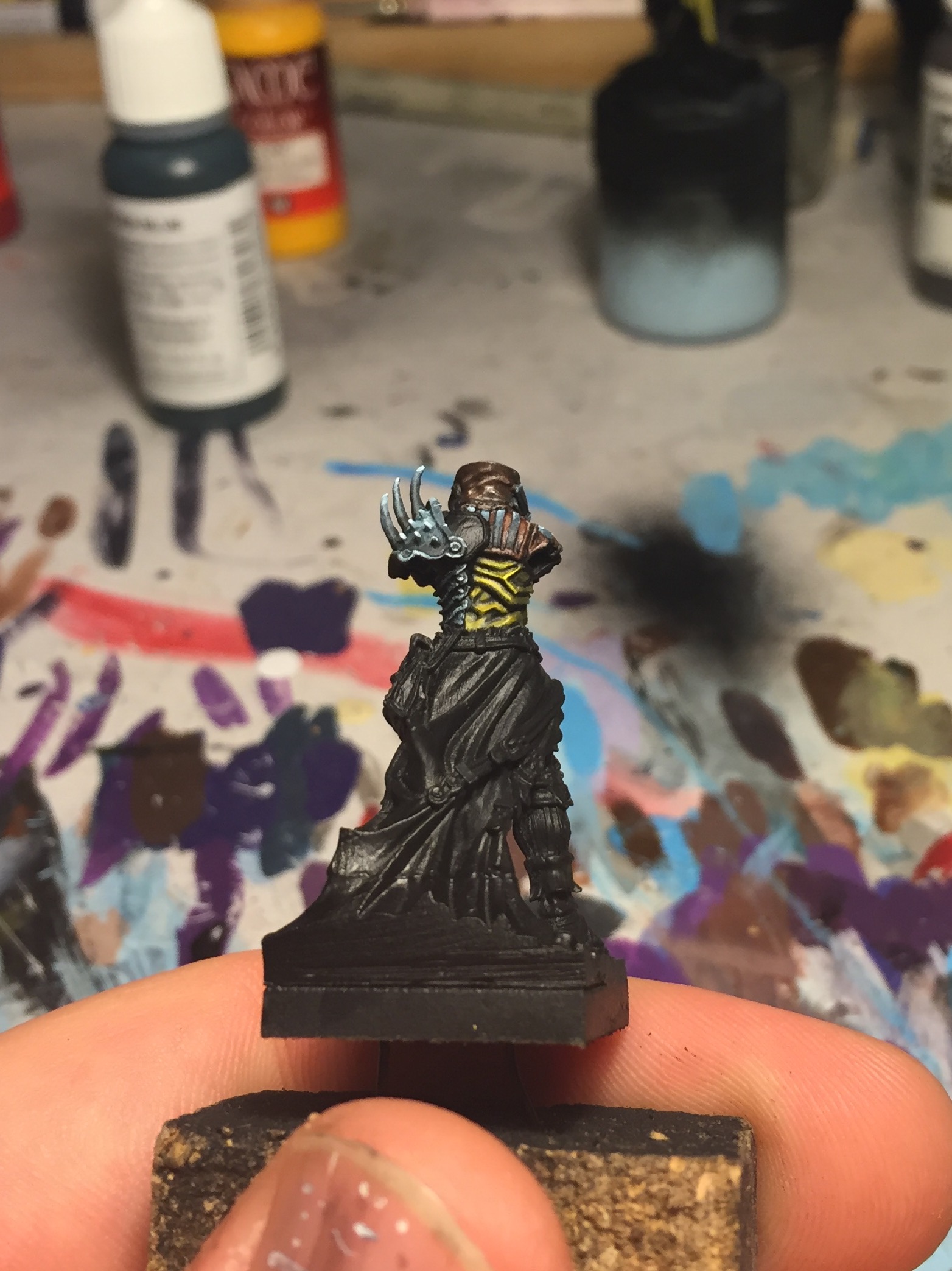 Virgil progress from the back