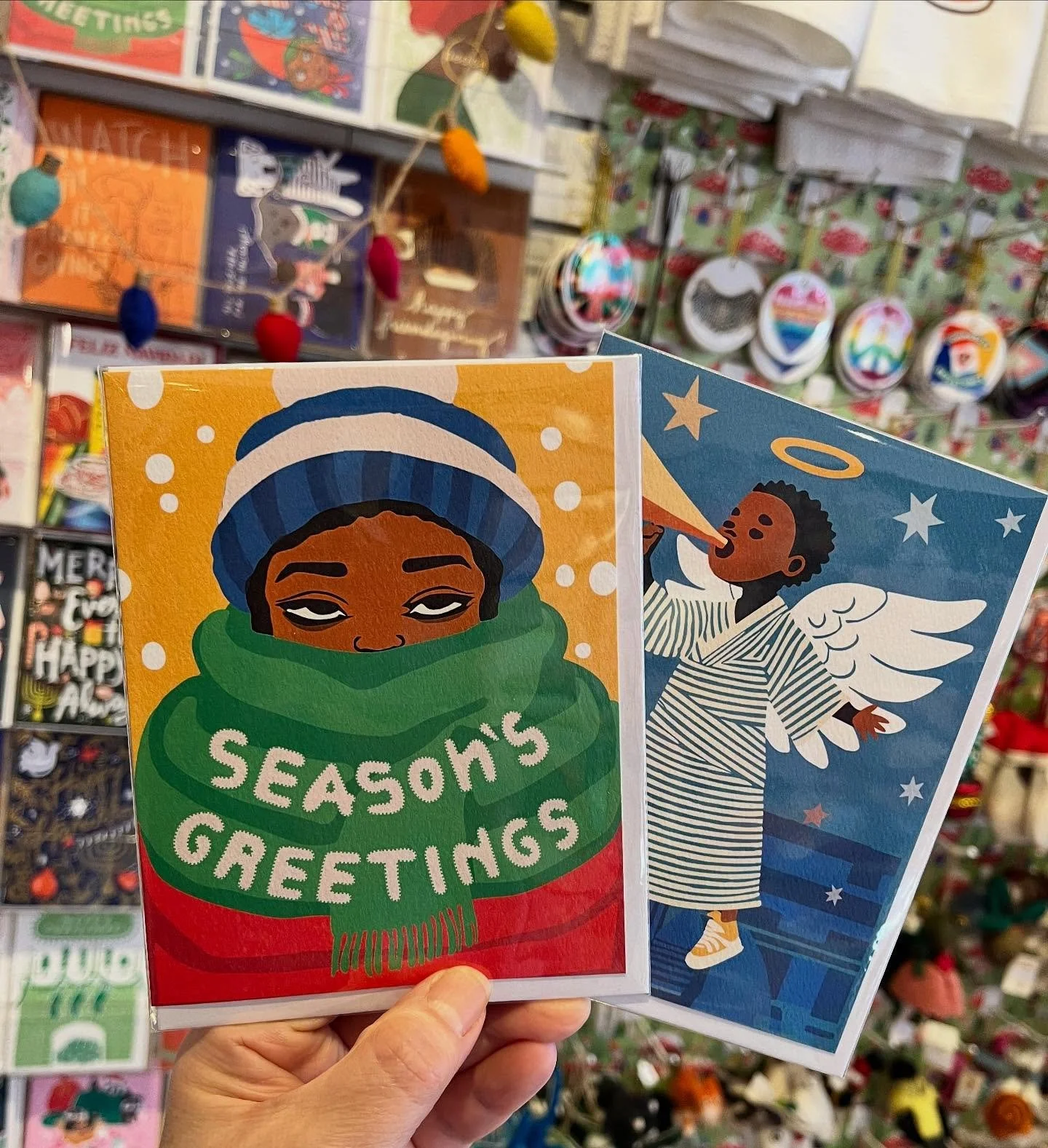 New artist alert! Let&rsquo;s welcome @allverygoods to our little shop. Gorgeous illustrations on cards, stickers, and washi tape. 🥳🌟 

#cards #stationery #evanston #chicago