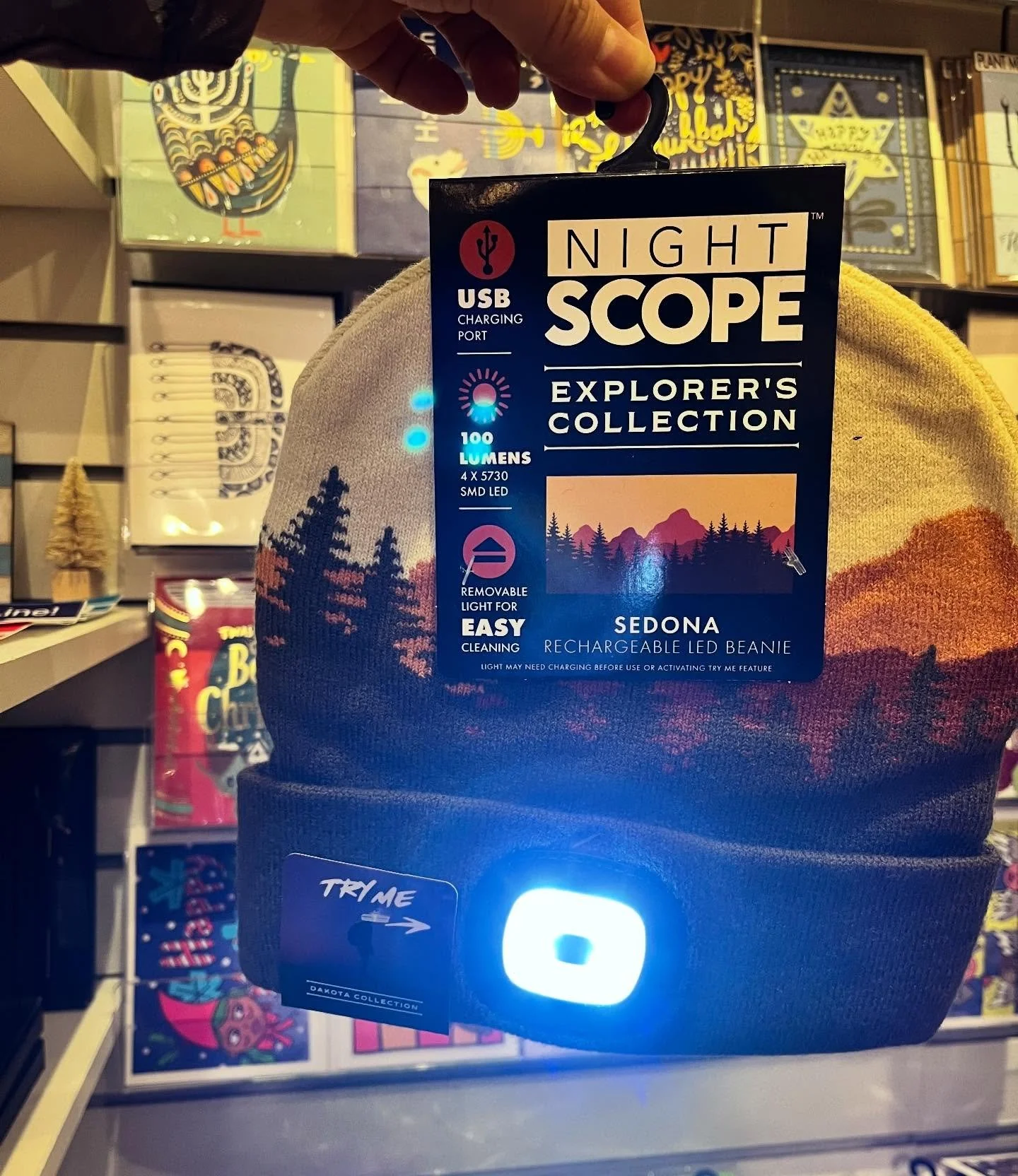 Why is it so freakin dark around here?! It&rsquo;s dark and slippery. I want you to be warm and safe. Pick up one of these cool hats for your loved ones. Great for the dog walkers in your life. #evanston #maindempstermile