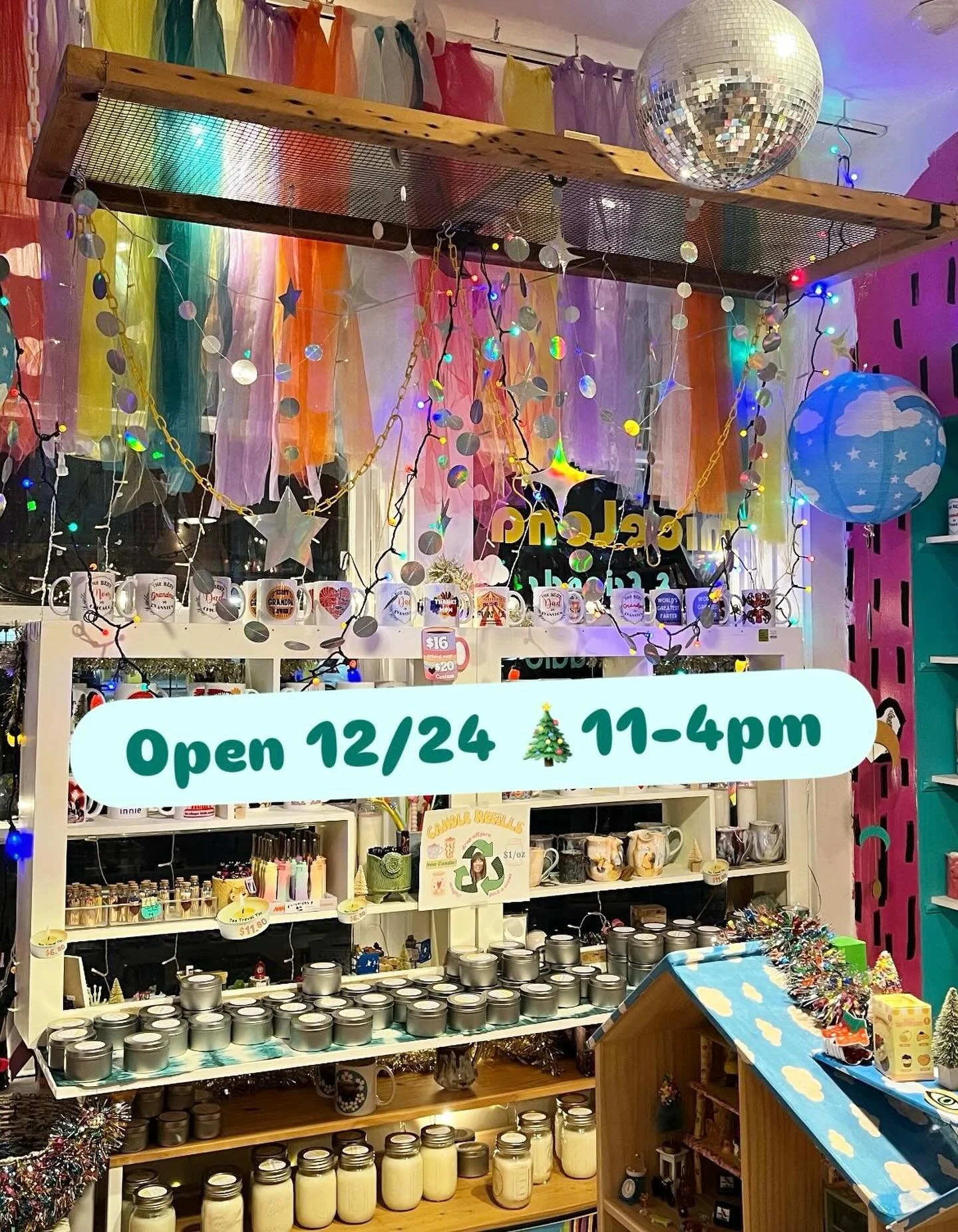 Open 12/24🎁🎄 11-4! Here we go. We&rsquo;re almost there. ❤️❤️❤️