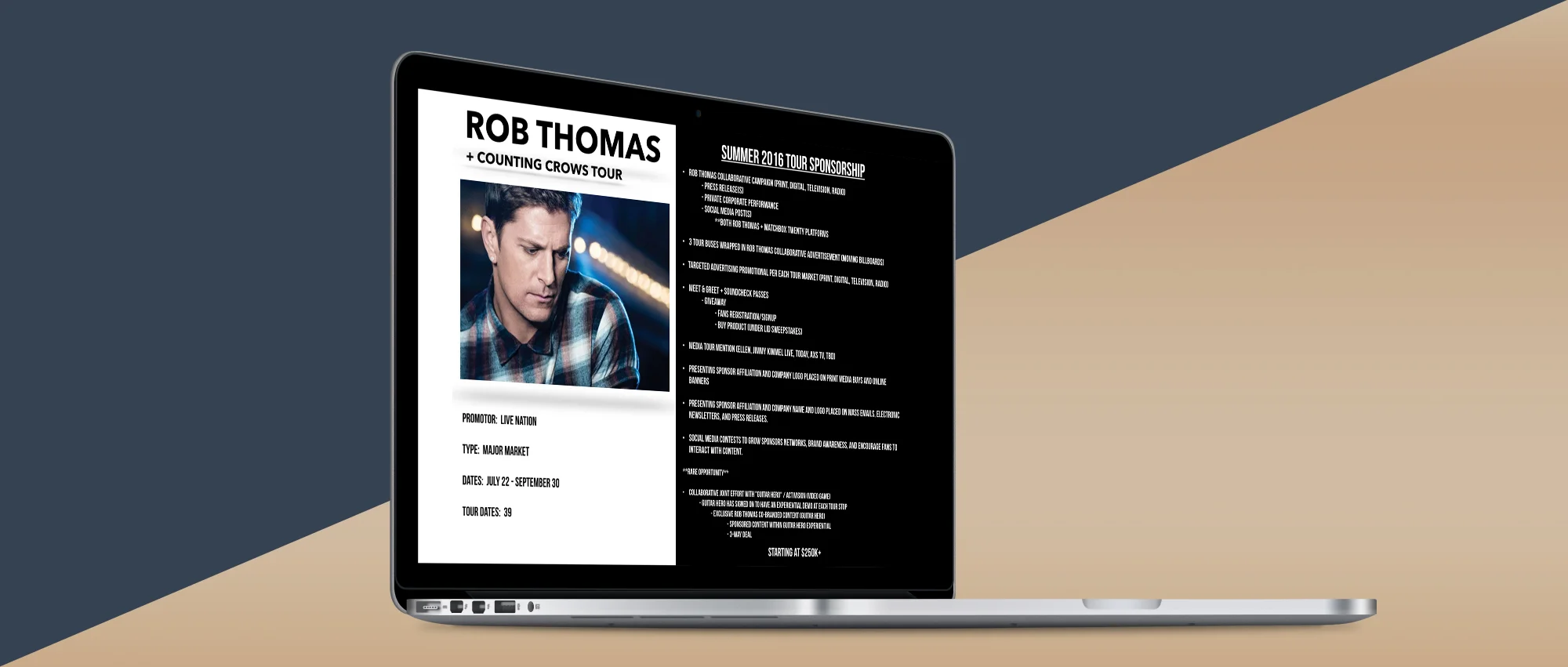 Rob Thomas Tour
