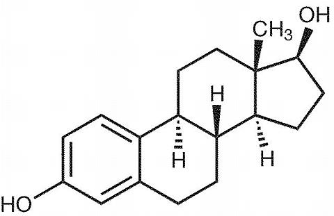  Estradiol chemical structure