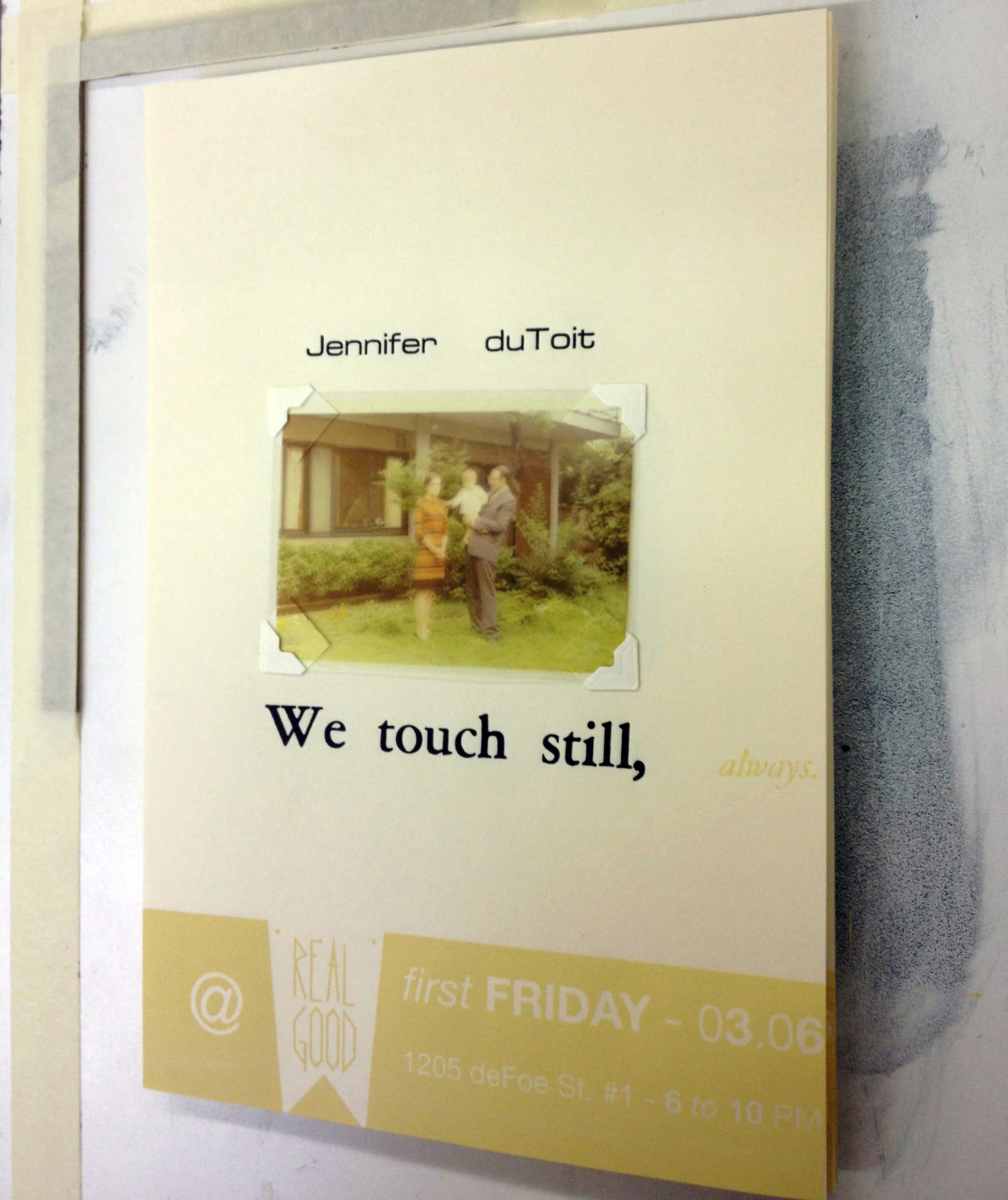 Oh snap, the posters were printed off our newly acquired Chandler and Price letterpress!