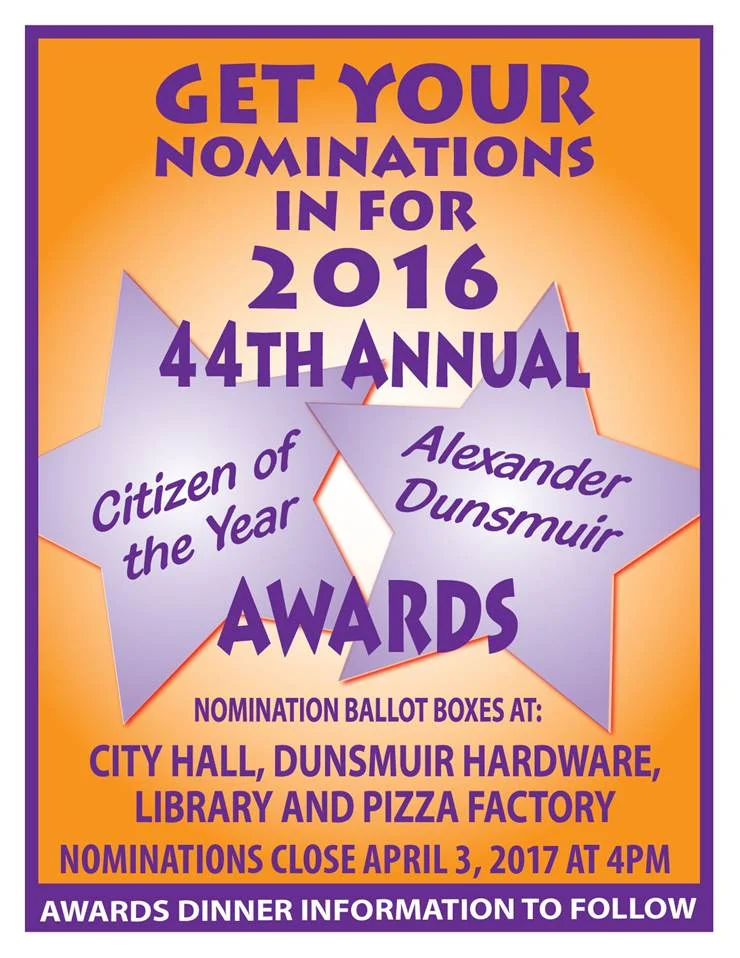 Citizen of the Year and Alexander Dunsmuir Awards