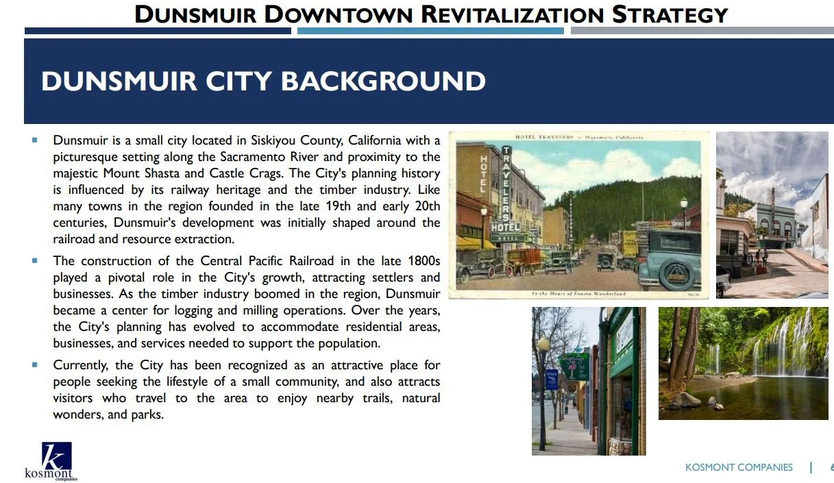 Dunsmuir Downtown Revitilization Strategy - 