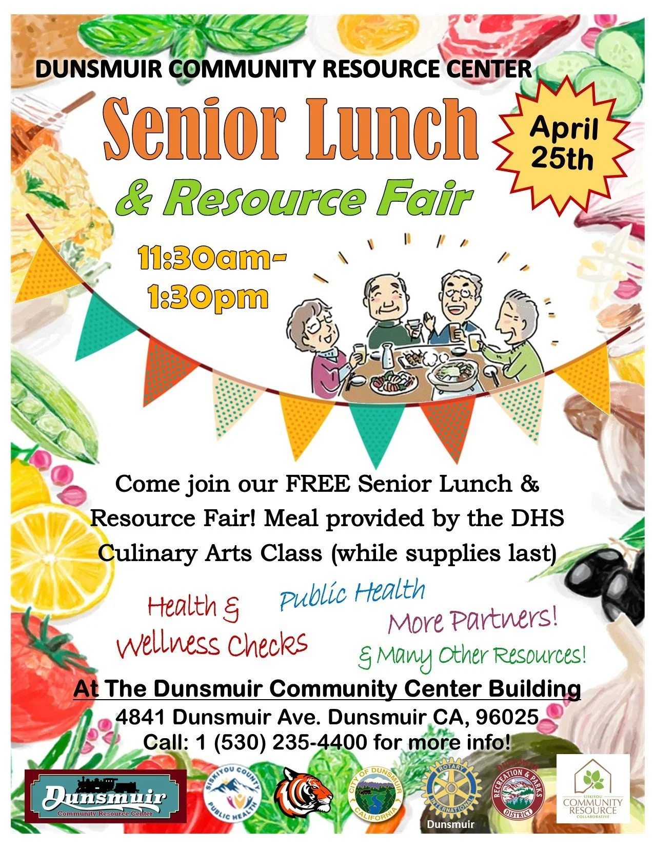 Senior Lunch and Resource Fair, TODAY!