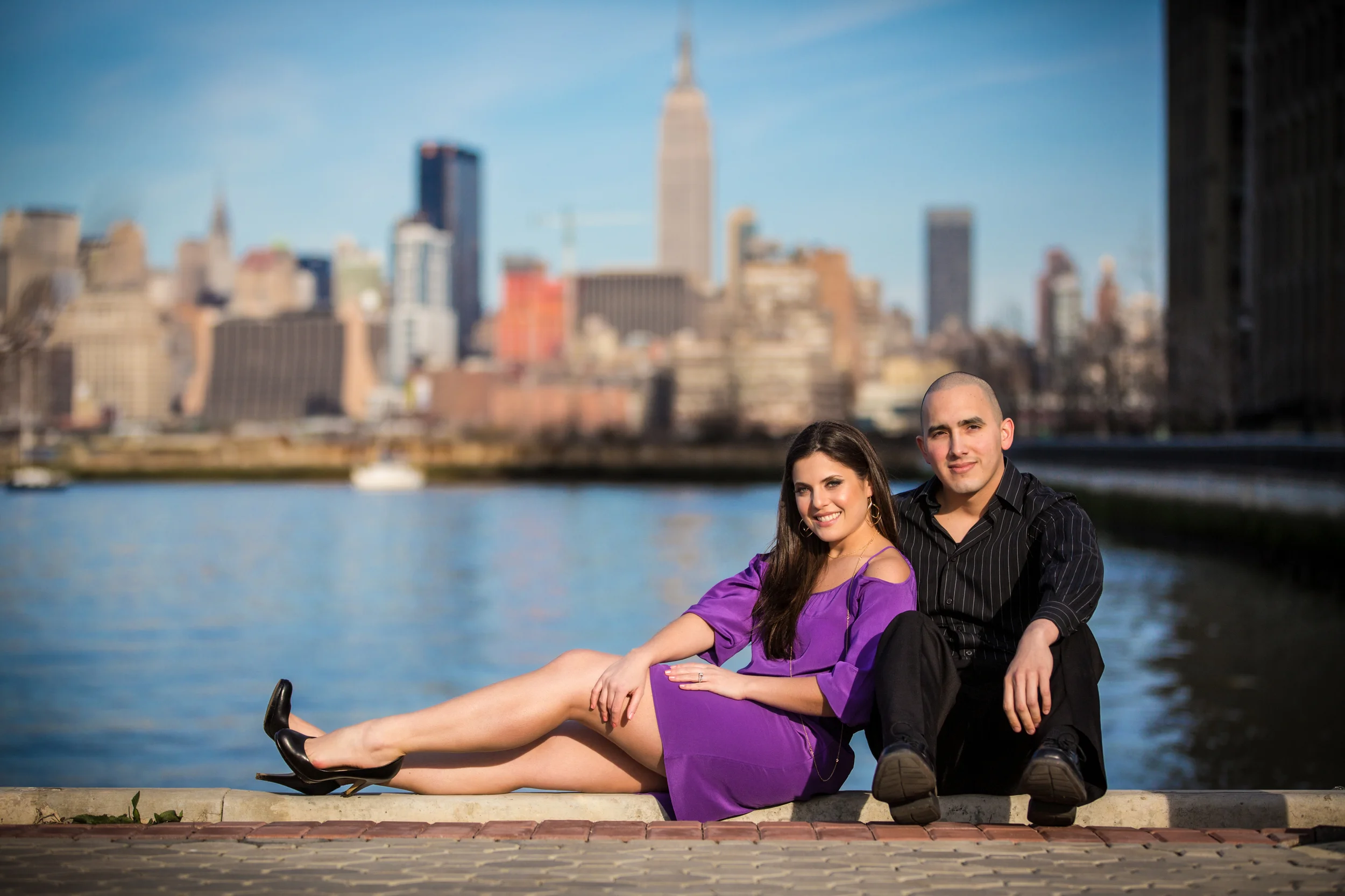 Hoboken, NJ Engagement Session - Diana & Alan