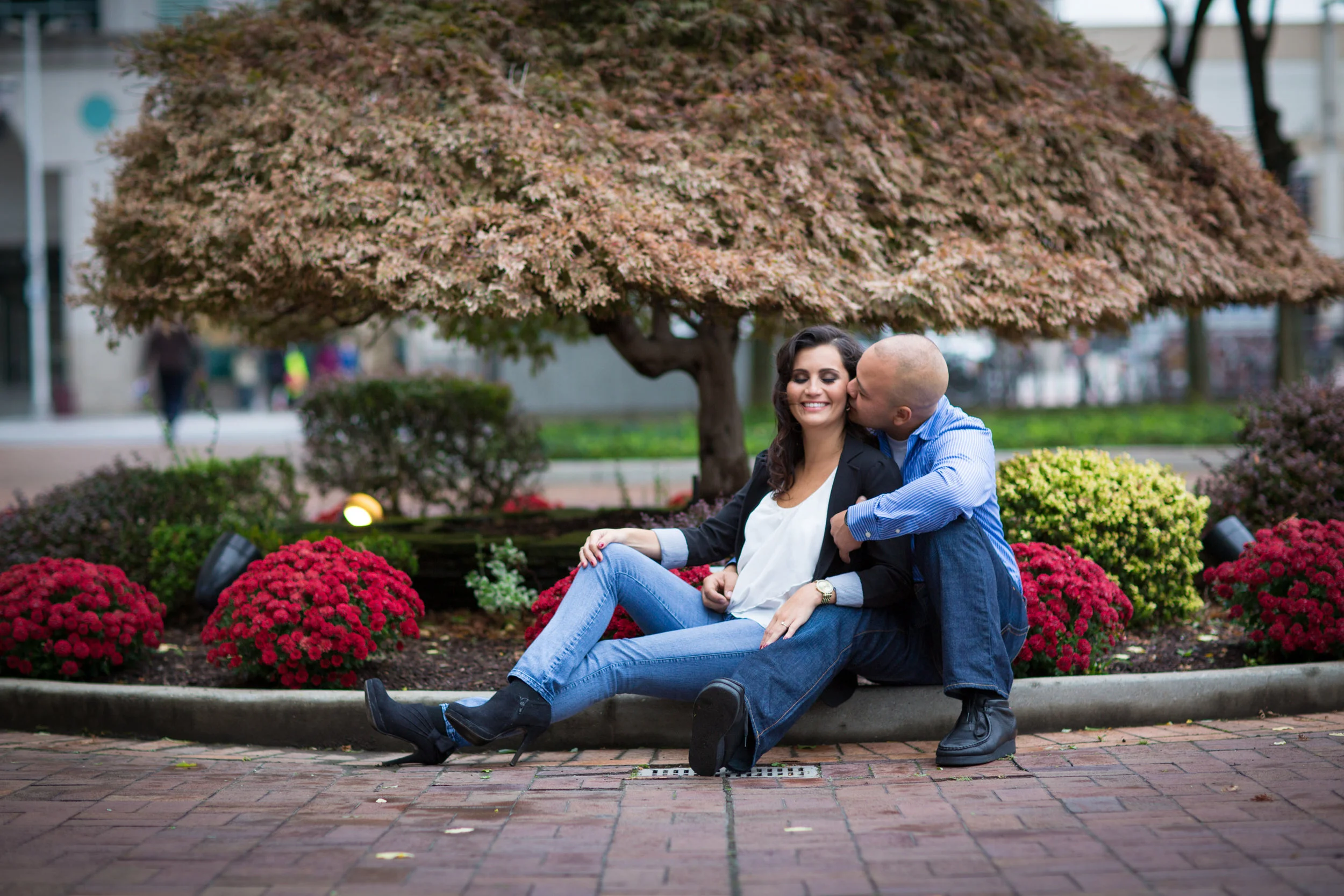 Jersey City, NJ Engagement Session - Juliana & Jayro