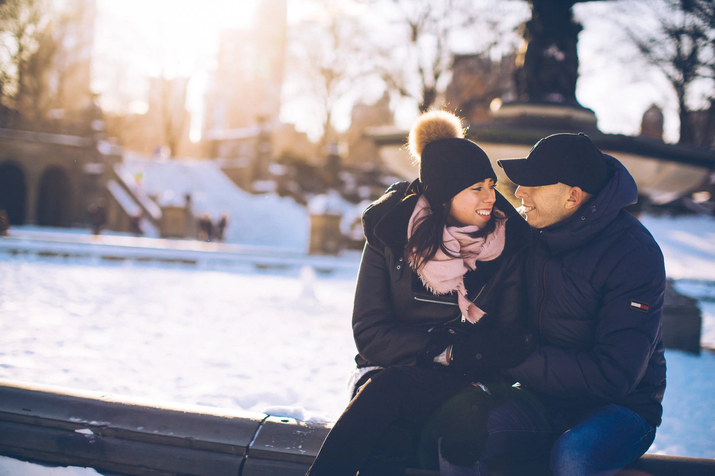 Surprise NYC Winter Proposal - James & Vicky