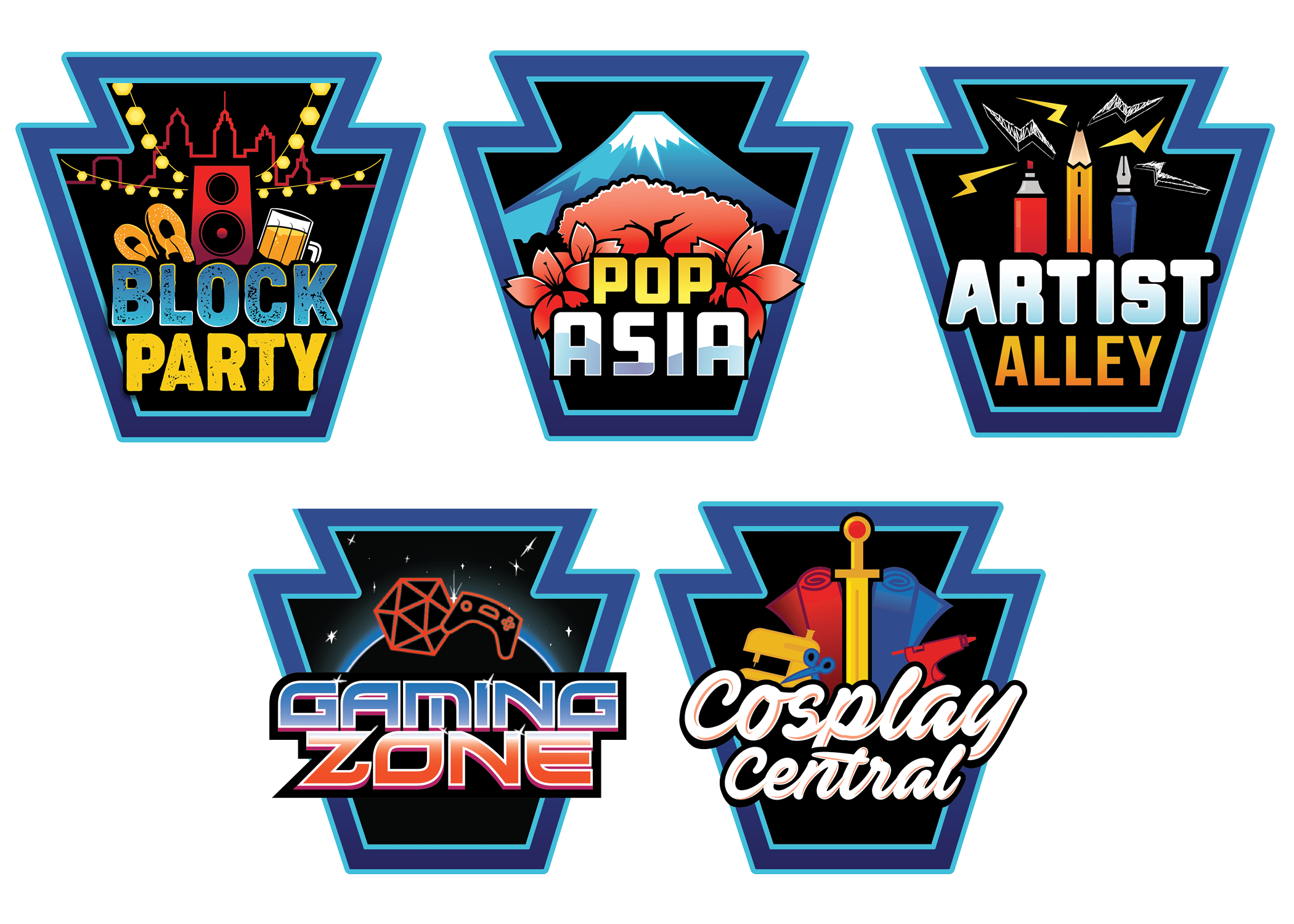 Event Zones for Keystone Comic Con