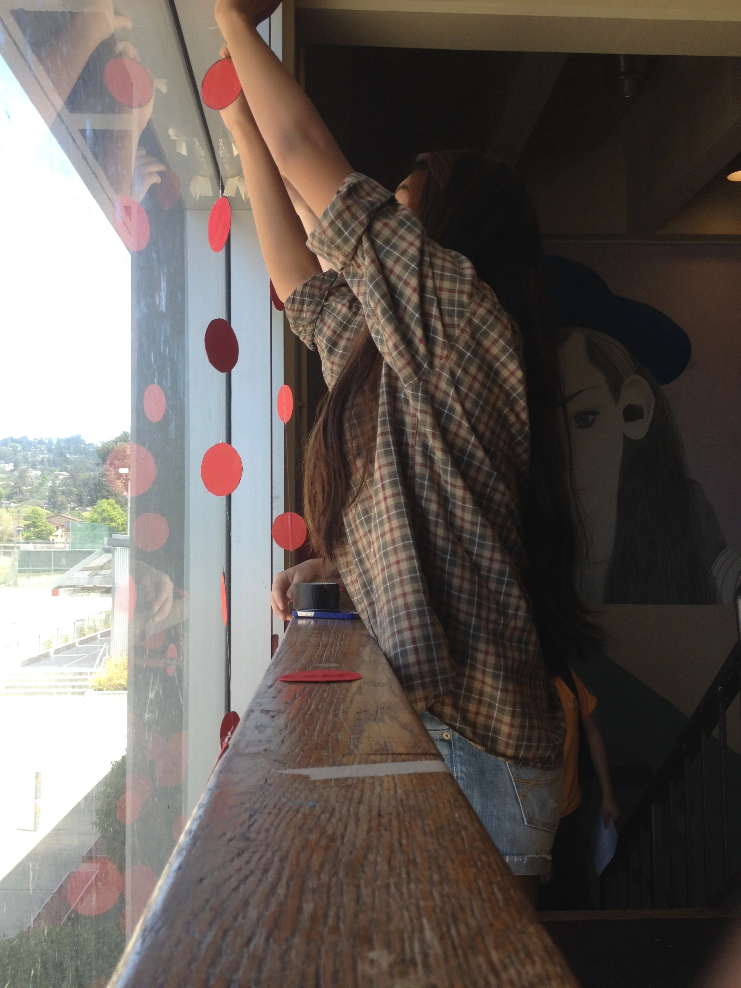 Public Art Installation in progress (Advanced Art)