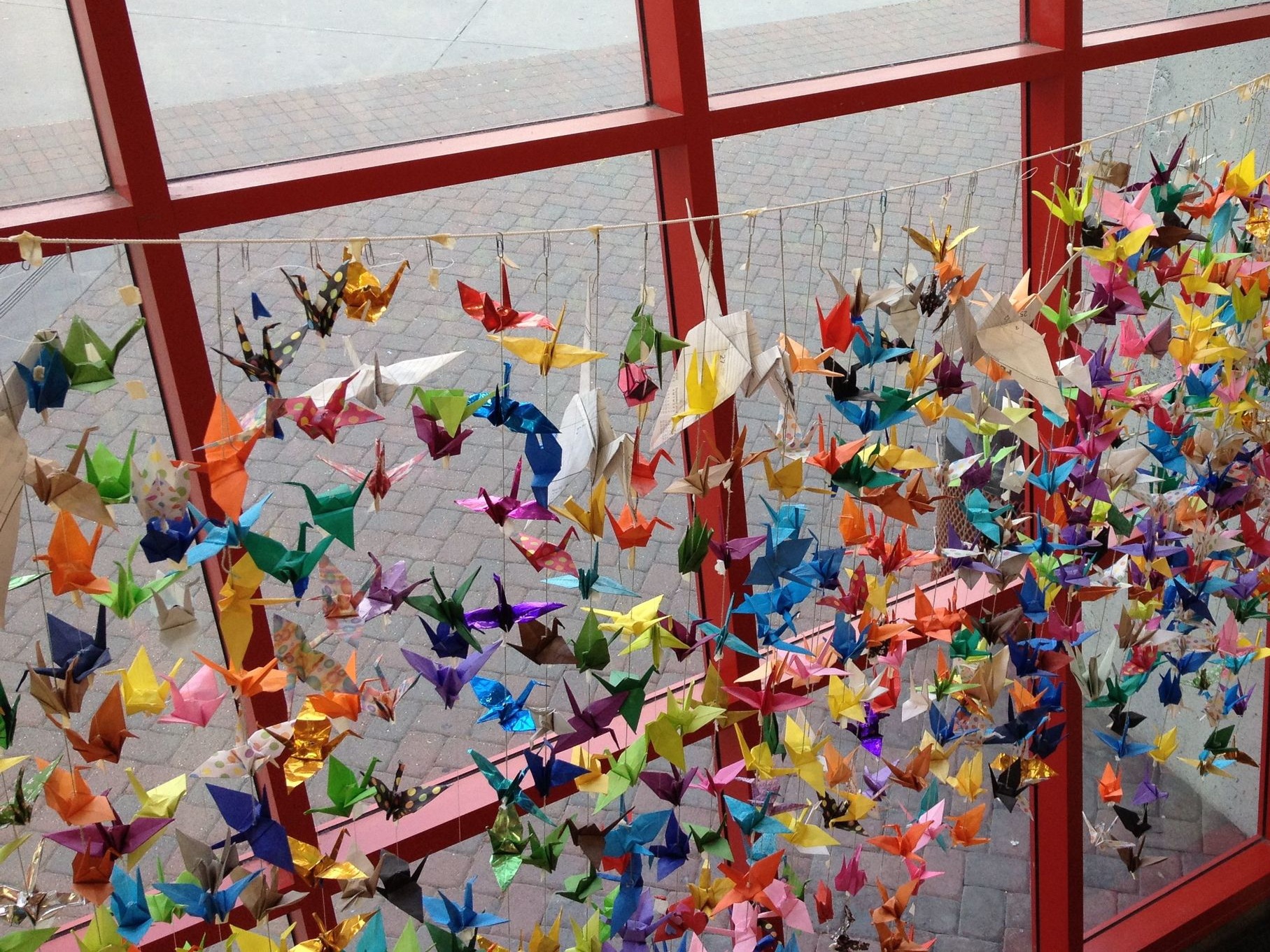 Crane Installation (1000 Cranes)