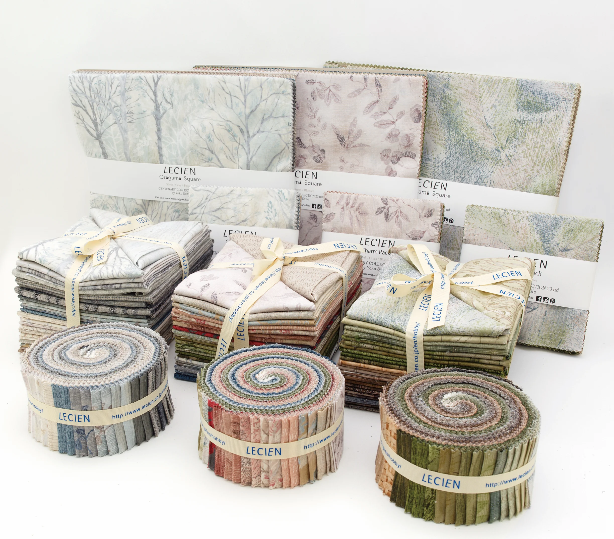 Centenary 23rd Collection by Yoko Saito for Lecien Fabrics - Prints 26 SKUs, Basic 22 SKUs - A variety of precuts available