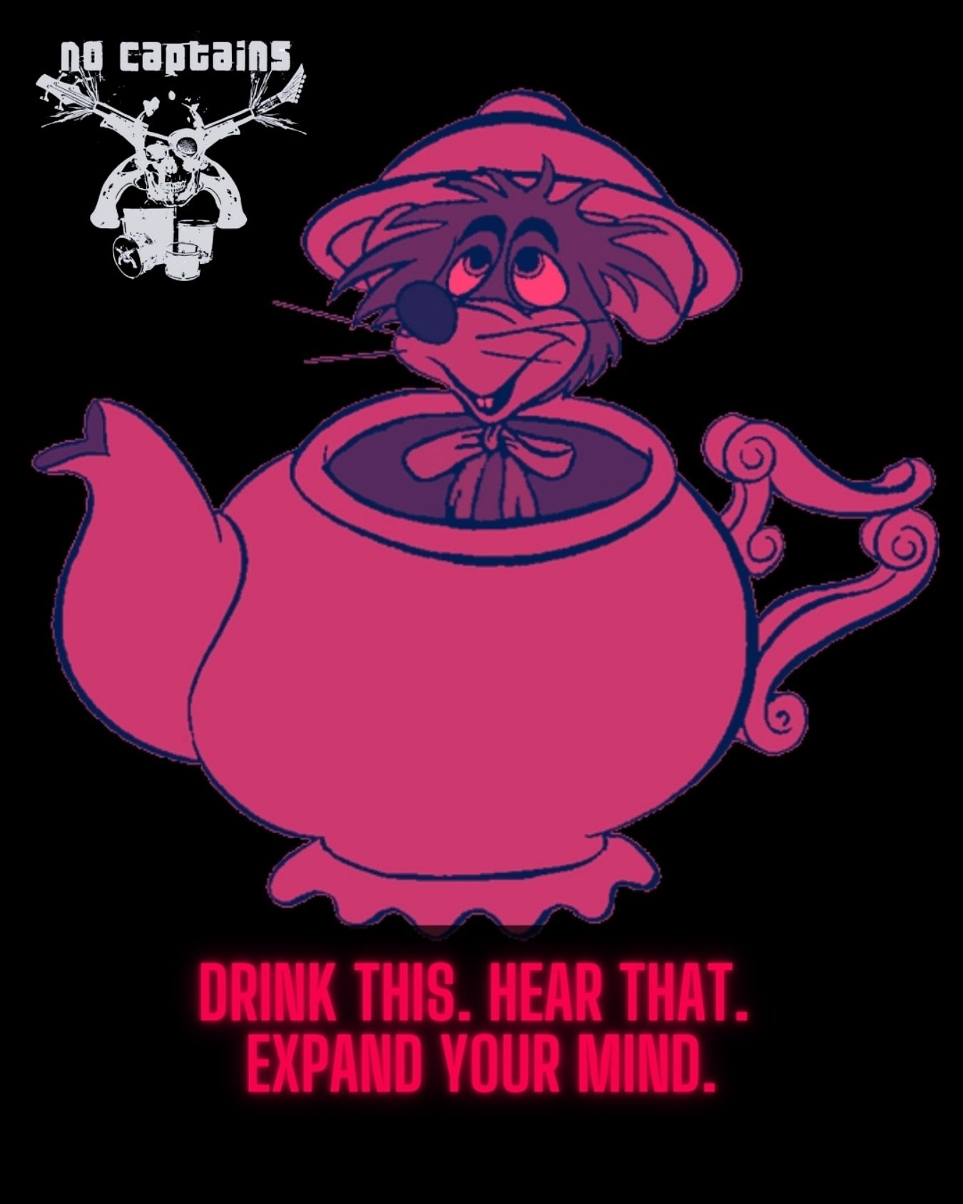 No Captains is what happens when you stop chasing the White Rabbit and follow the MadHatter instead.

Come with us - it&rsquo;s good over here. 🎩🐇❤️&spades;️
.
.
.
.
#postpunk #postprog #psychprog #basspoweredtrio #originalmusic #bayareabands #baya