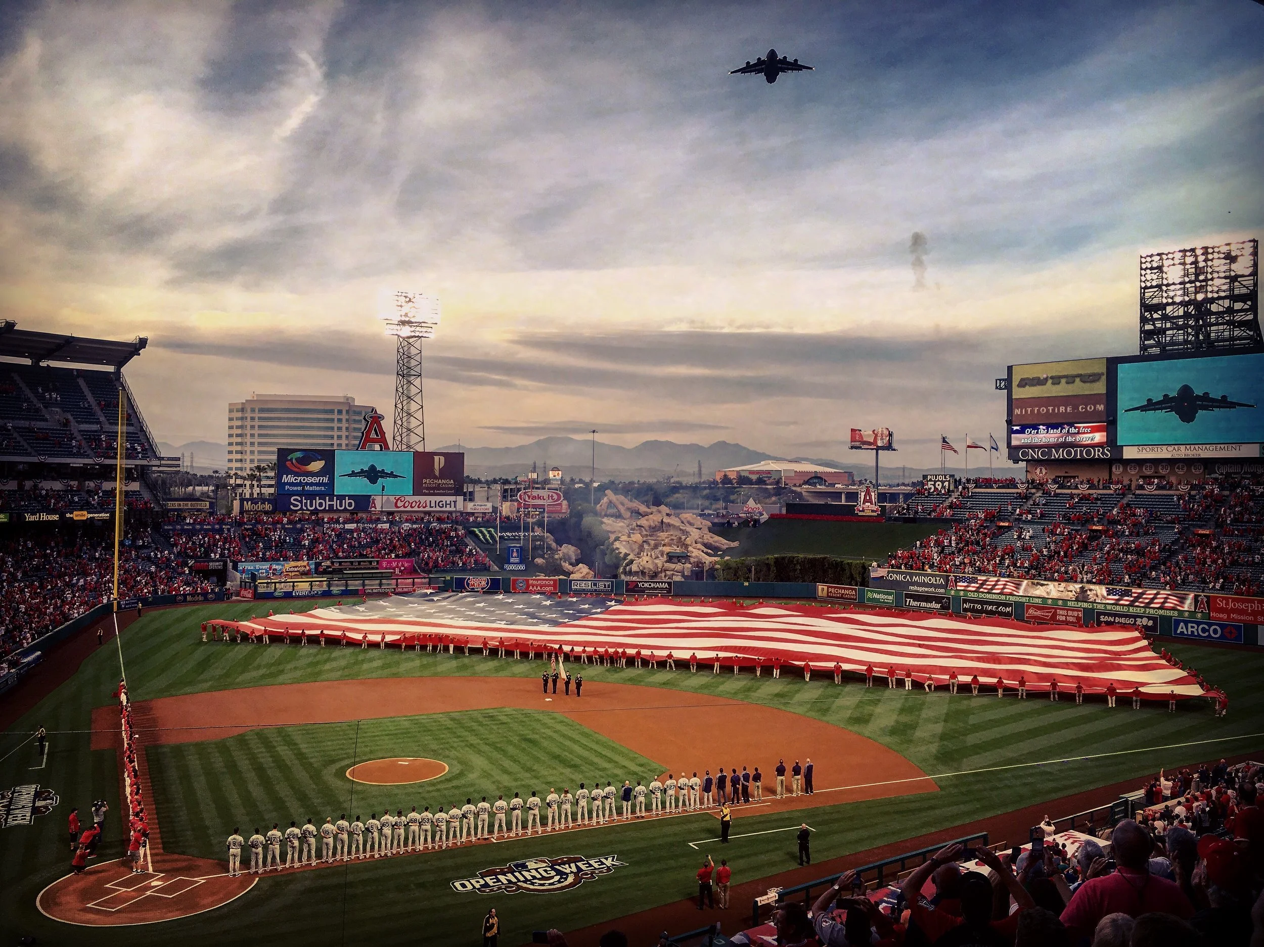 Opening Day in Anaheim 2017