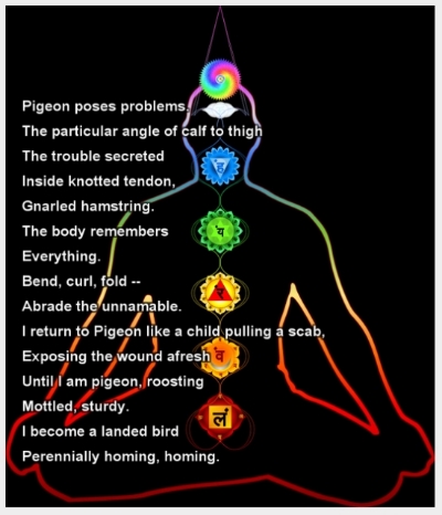 Yoga: Pigeon Pose - Postcard Poems