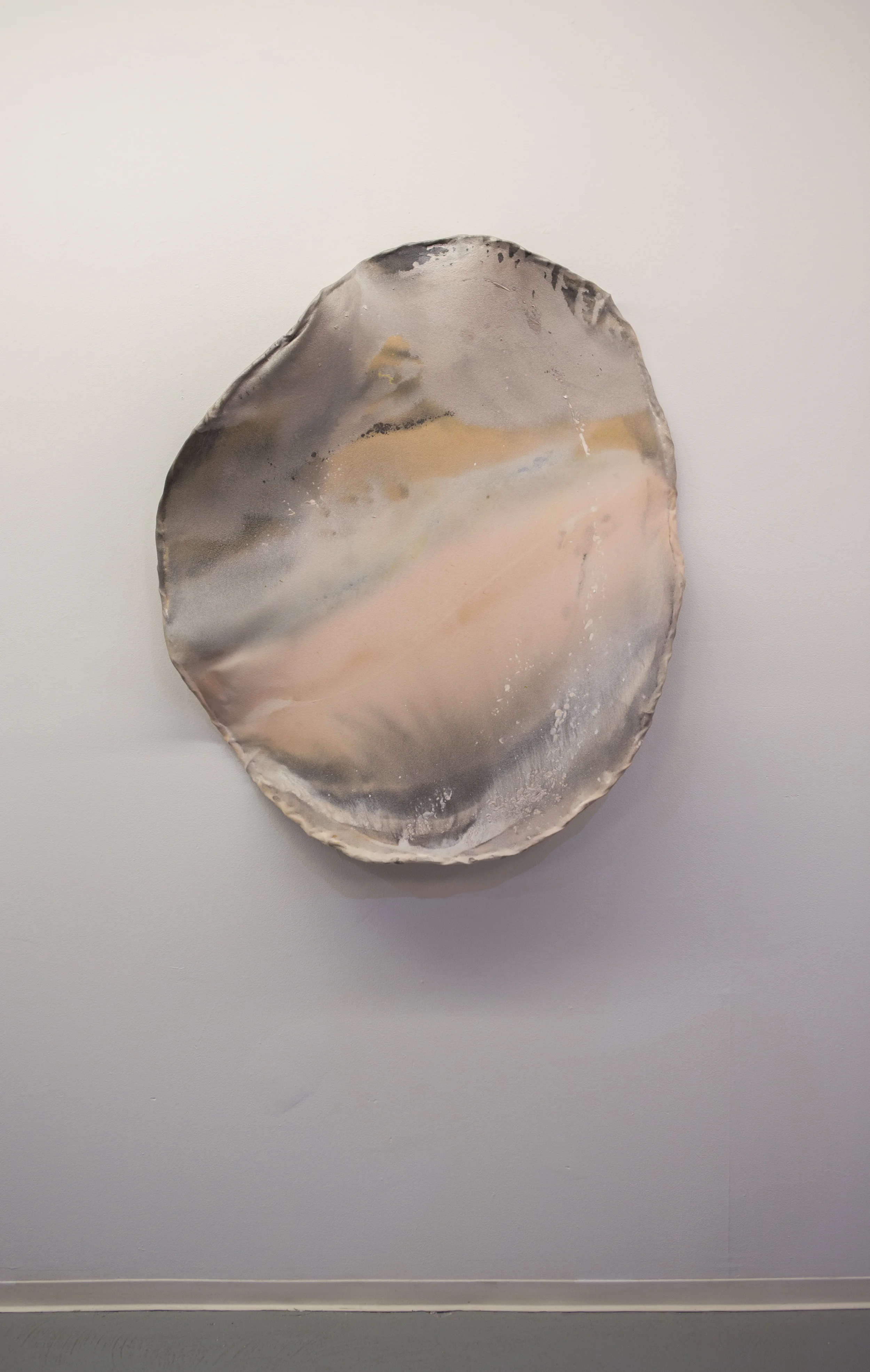   Mother of Pearl   Acrylic, canvas over wire, approximately 46 x 36 in.  /Private Collection/ 