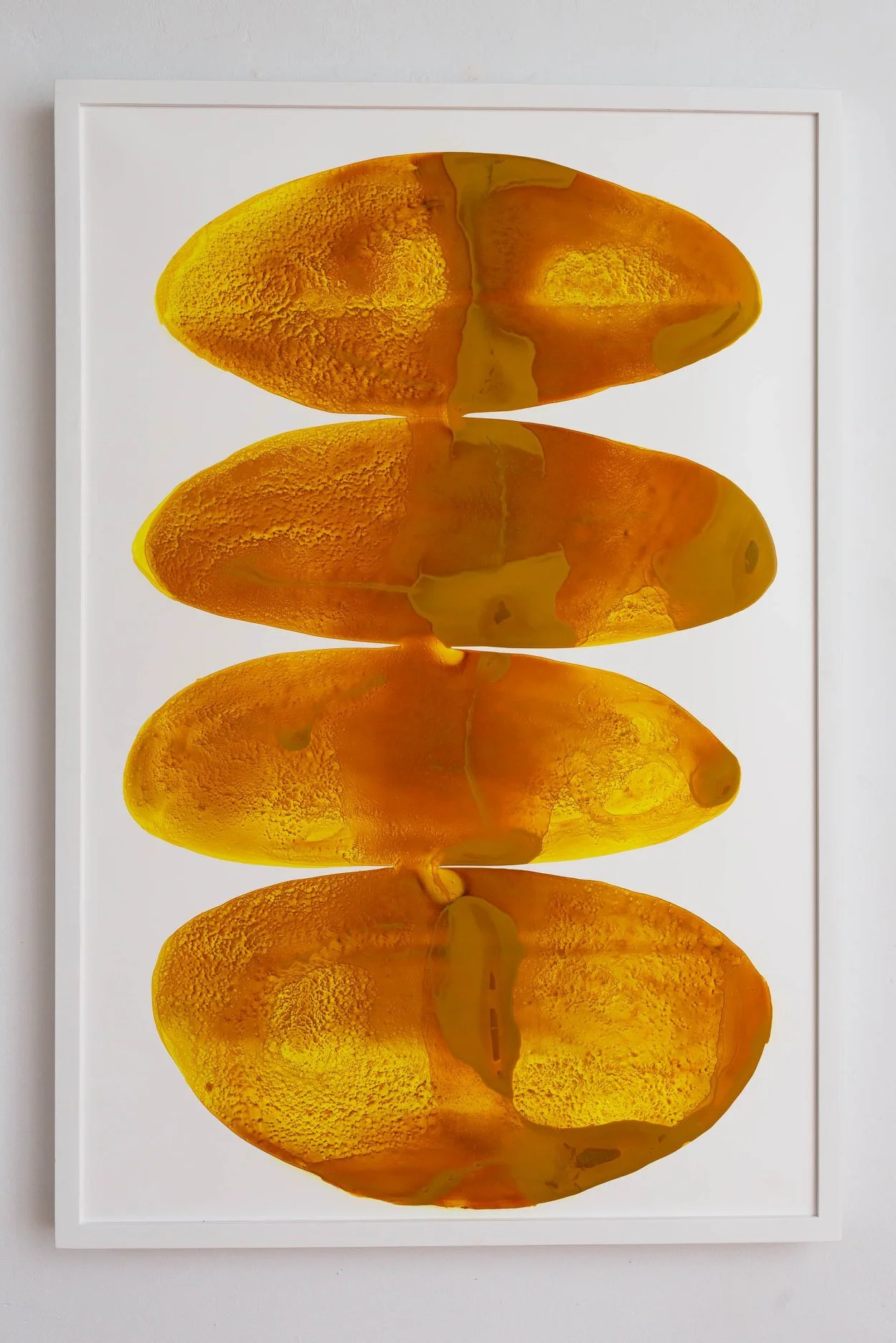    Balancing Act Series: Golden Hour  , acrylic on Yupo, 37 x 25 in., 2019 