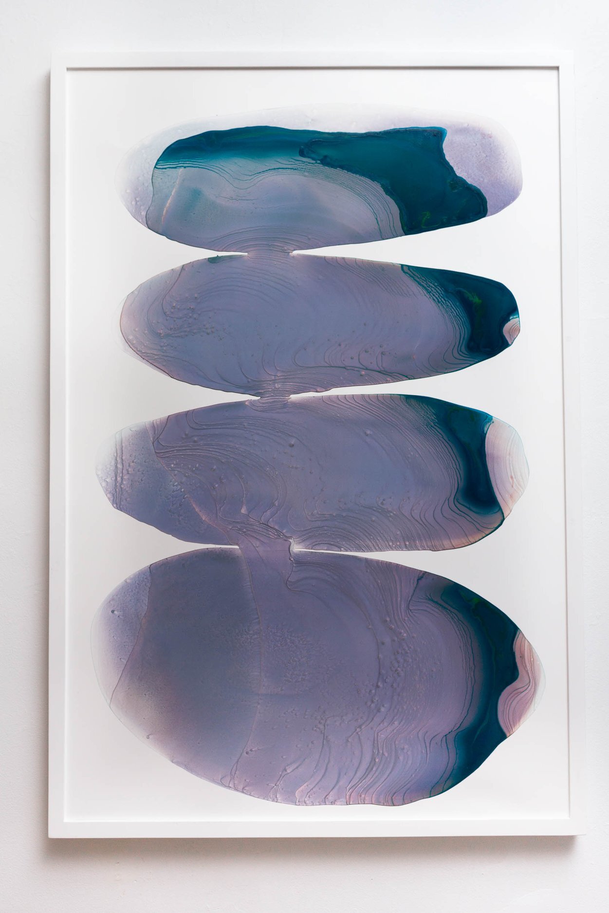    Balancing Act Series: Lavender Desert  , acrylic on Yupo, 37 x 25 in., 2019 