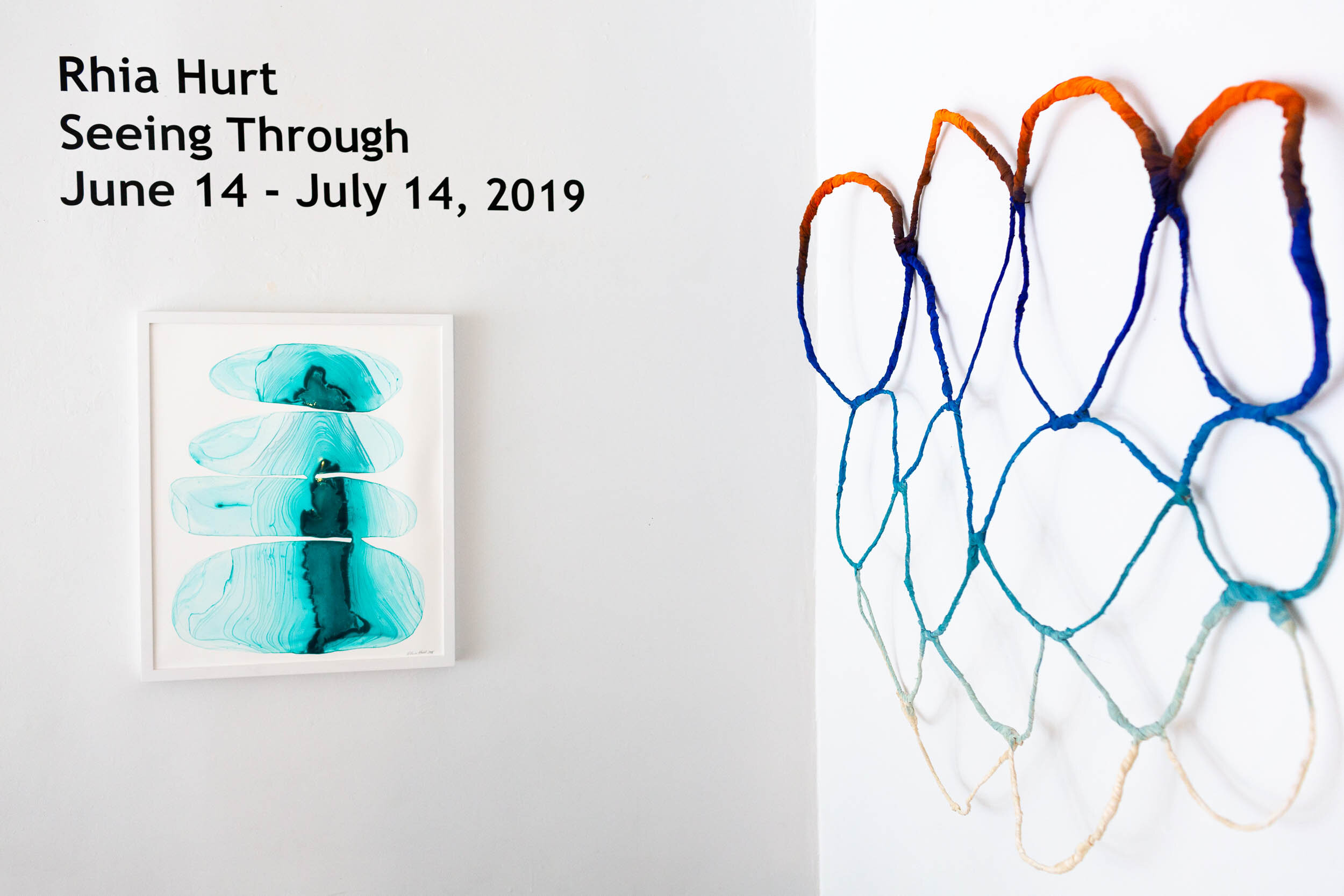  (installation view)   Rhia Hurt: Seeing Through  , Ground Floor Gallery, Brooklyn, NY, 2020 