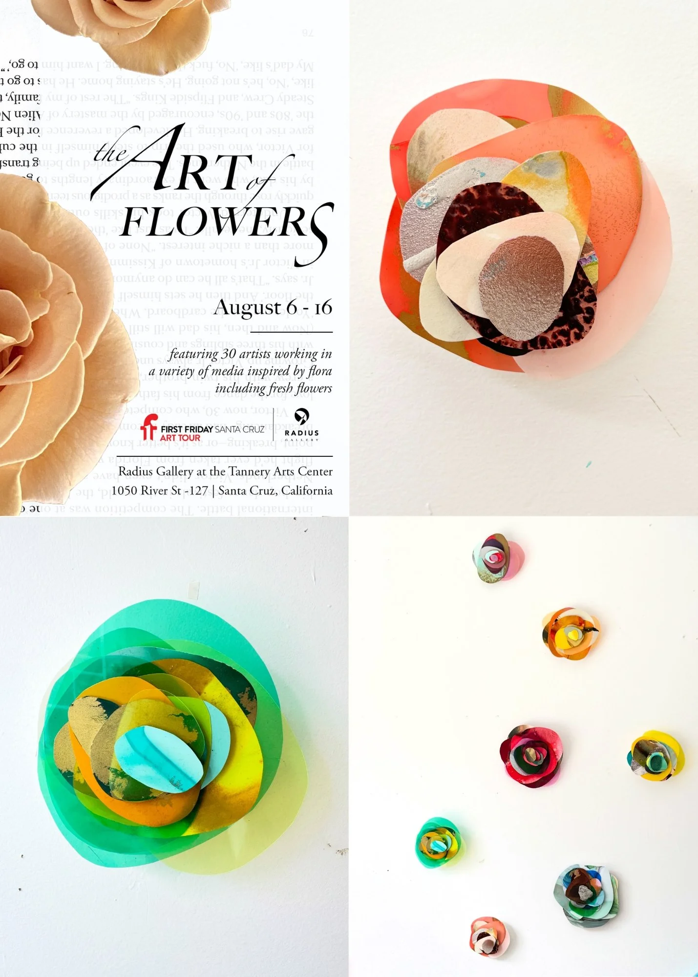 Flyer for The Art of Flowers