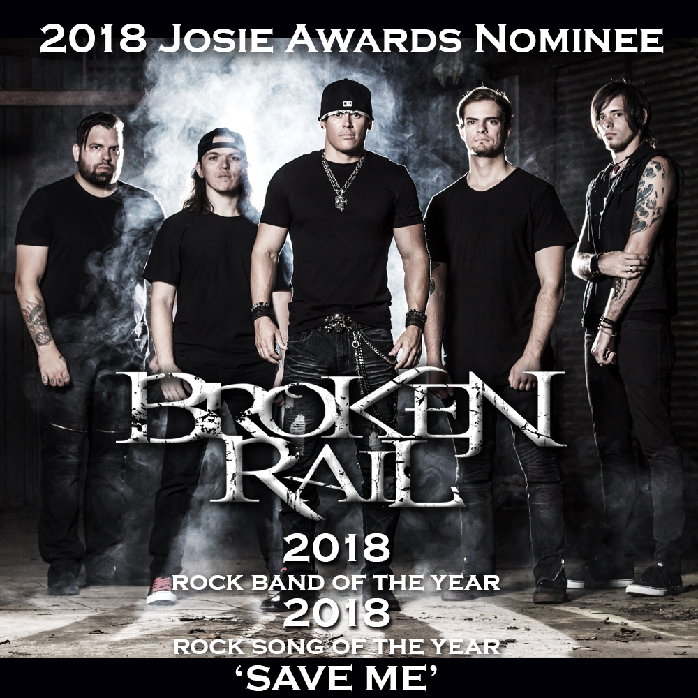 BrokenRail Earns Nominations to Multiple 2018 Josie Music Awards!