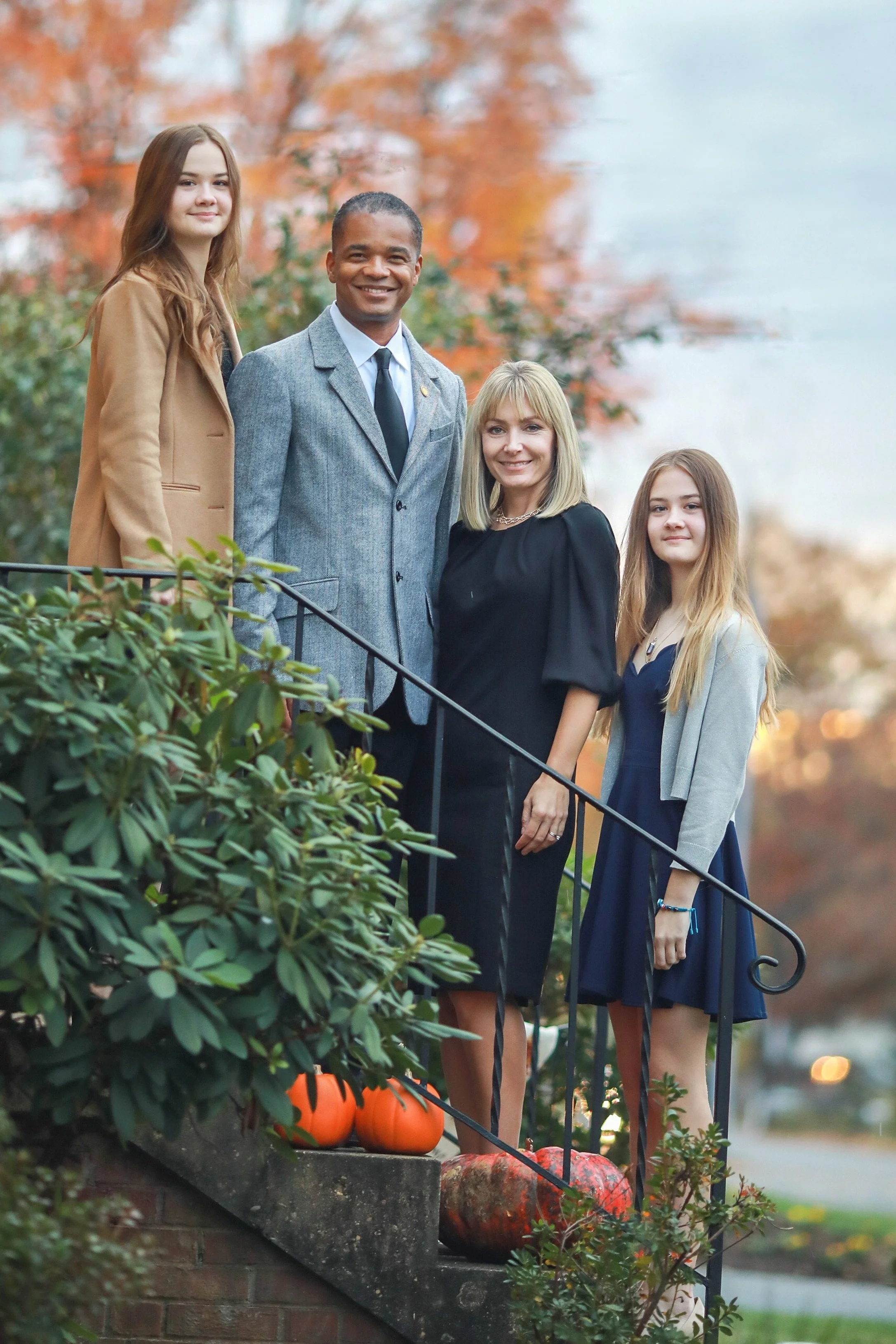 Family portrait in McLean VA