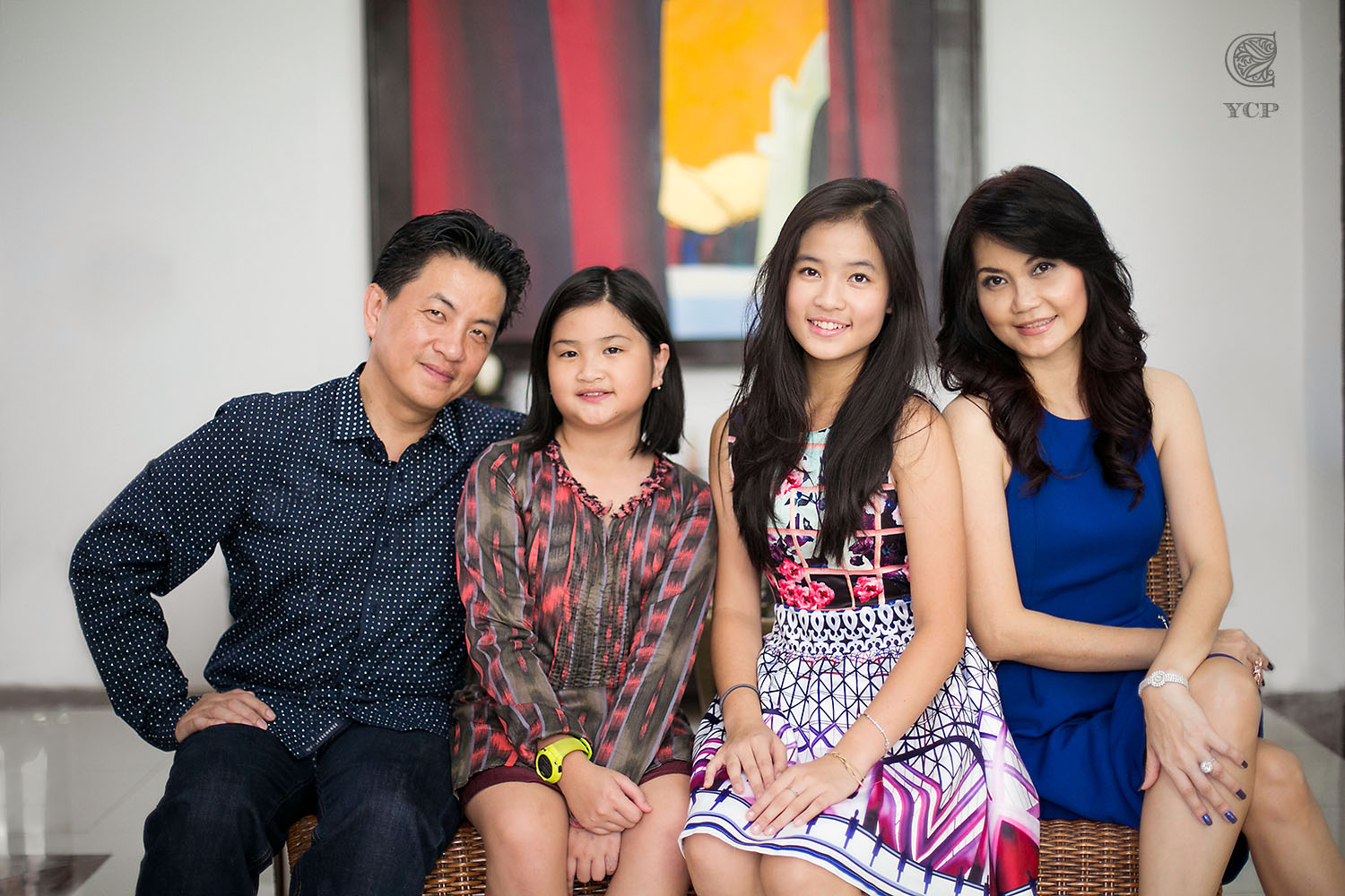 Indoor Family Portrait