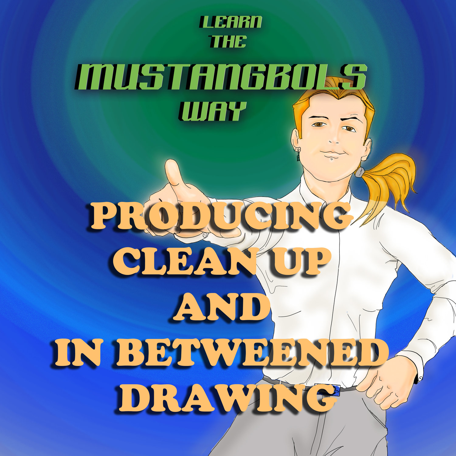 Cleaned-up key drawings for (cartoon - regular ) — Mustangbols